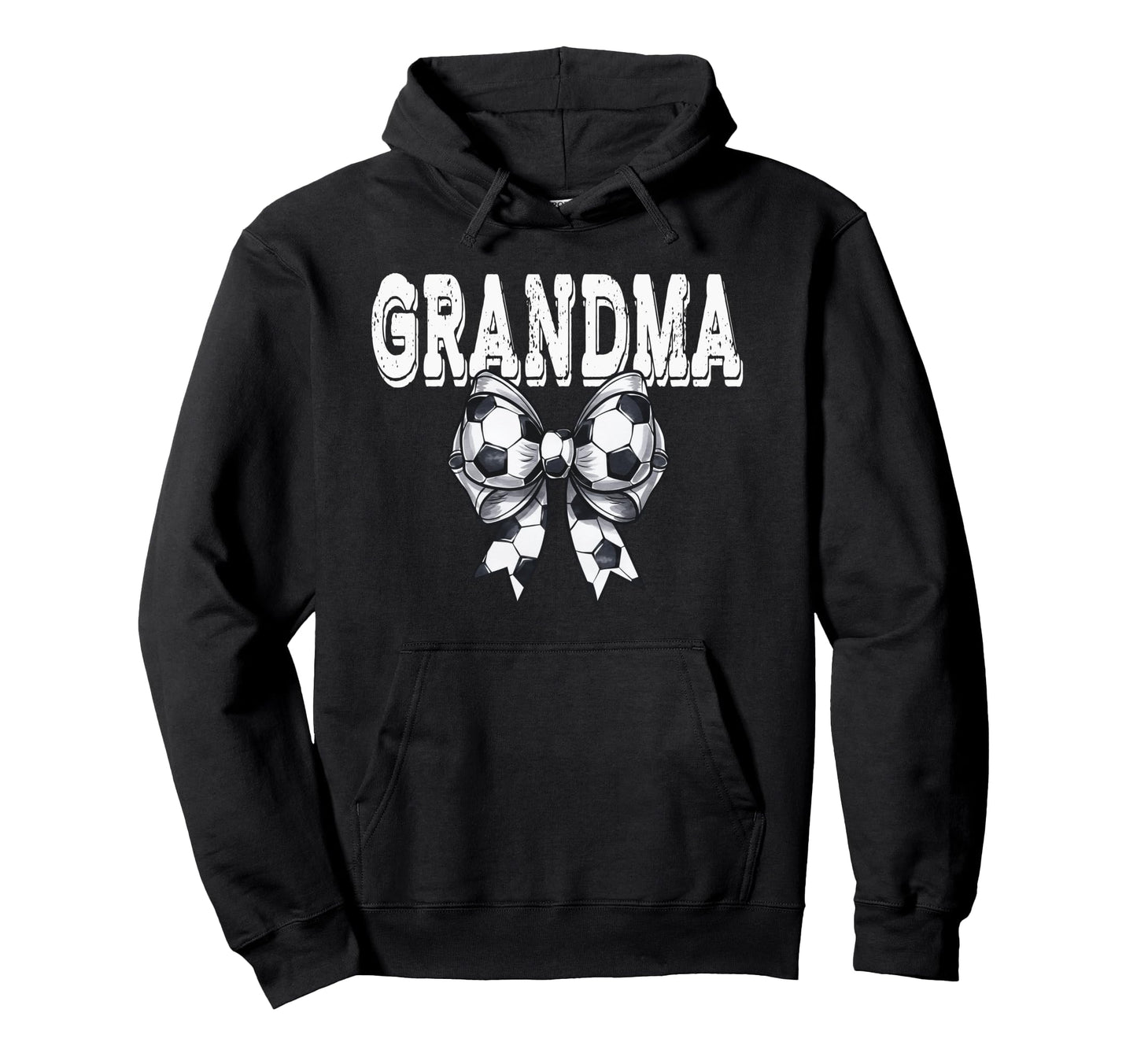 Coquette Soccer Bow Mom Sister Grandma Hoodie - Unique Graphic for Adults - T-Shirt, Sweatshirt, Hoodie