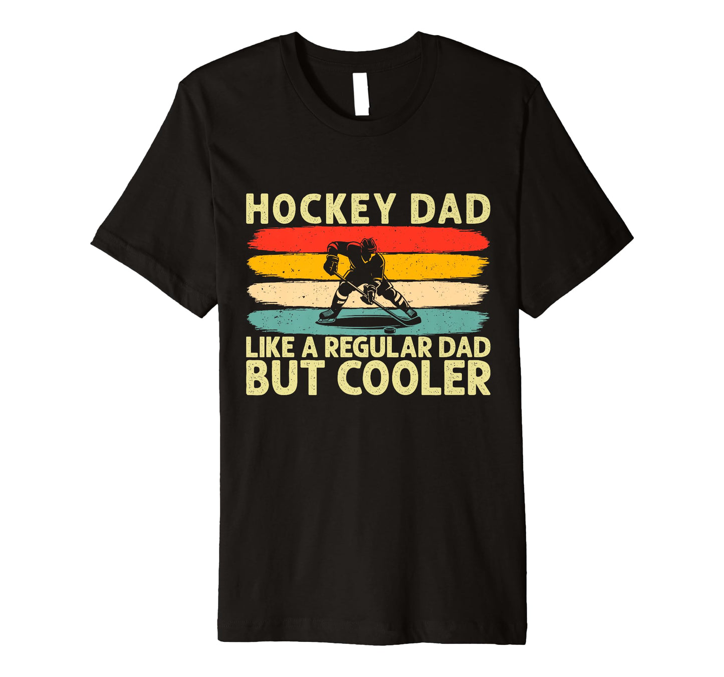 Mens Hockey Dad Hockey Player Father Day T-Shirt - Minimalist Print Unisex - T-Shirt, Sweatshirt, Hoodie