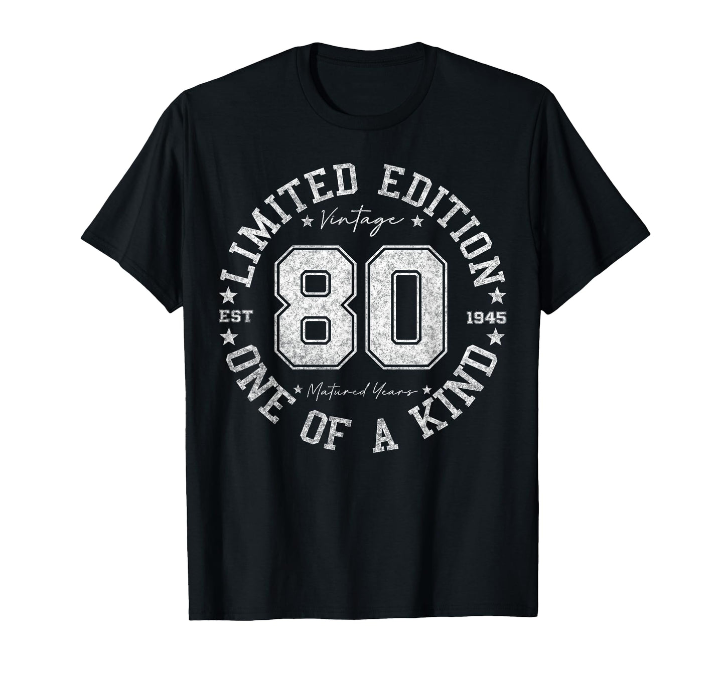 80 Year Old Gifts 1945 Adults 80Th T-Shirt - Streetwear Style Men Women - T-Shirt, Sweatshirt, Hoodie