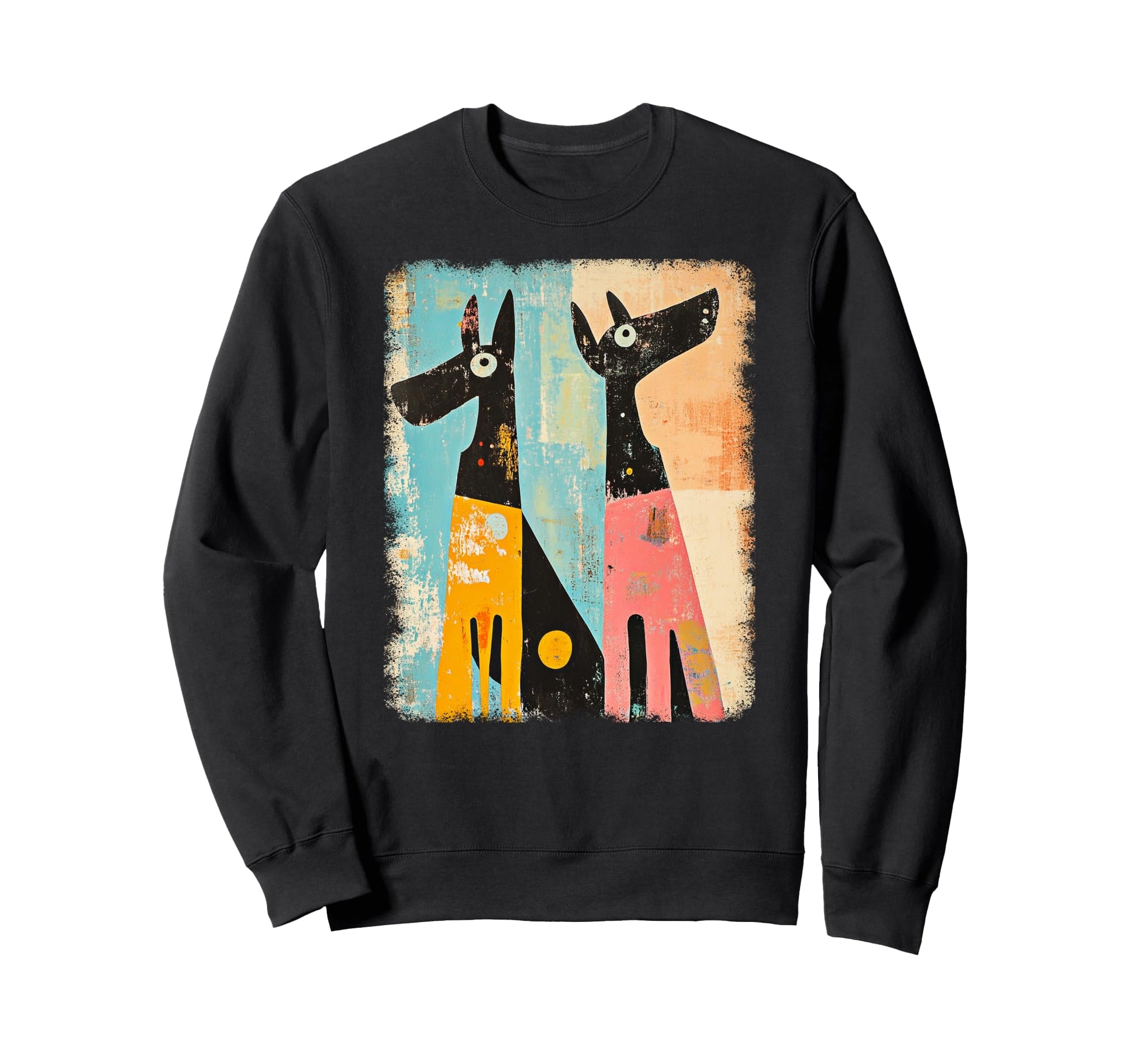 Mid Century Modern Dogs 50S 60S Sweatshirt - Casual Everyday Wear Men Women - T-Shirt, Sweatshirt, Hoodie