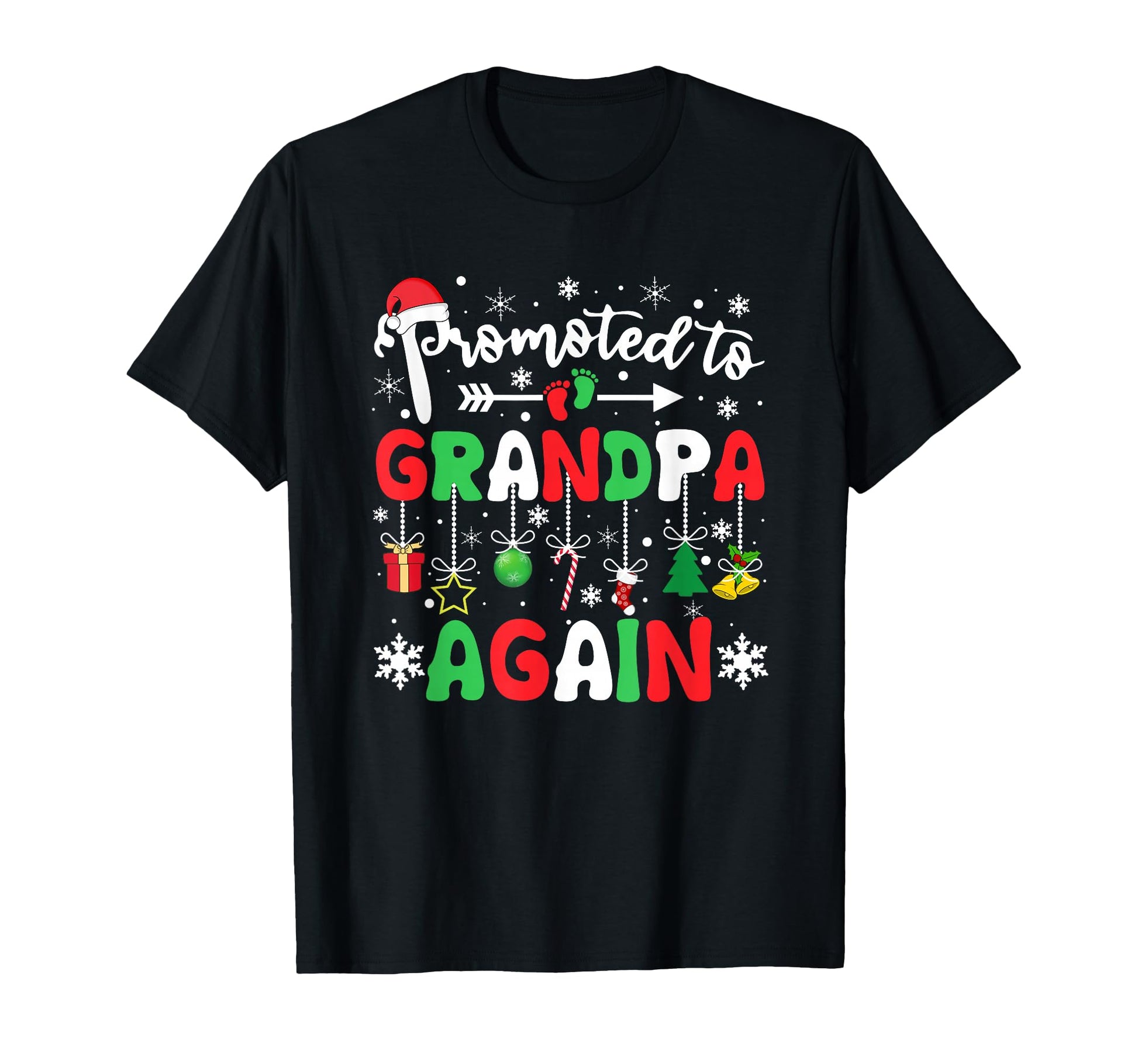 Promoted To Grandpa Again Pregnancy T-Shirt - Unique Graphic for Adults - T-Shirt, Sweatshirt, Hoodie