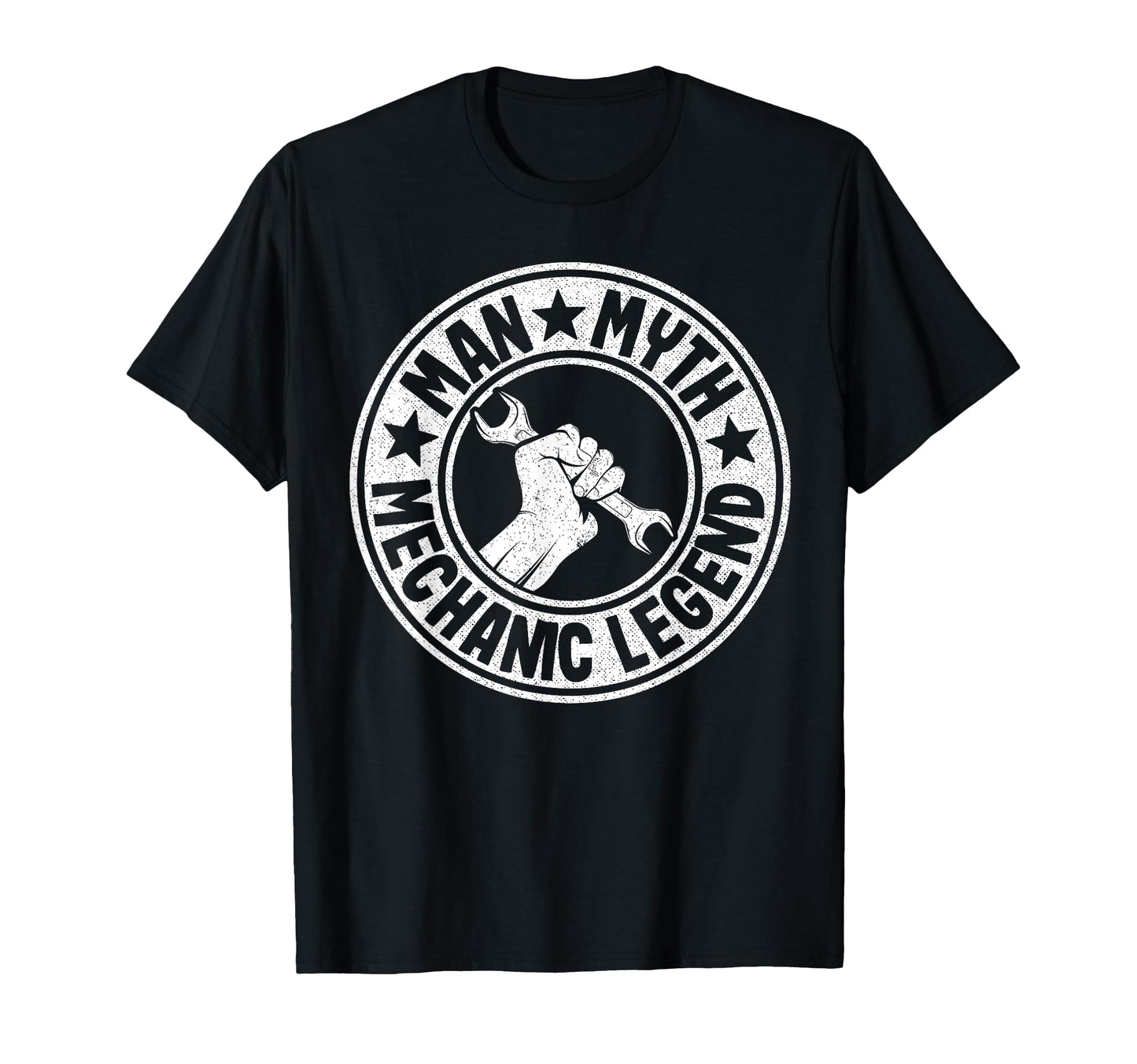 Myth Mechanic Legend Car Guy Garage T-Shirt - Minimalist Print for Adults - T-Shirt, Sweatshirt, Hoodie