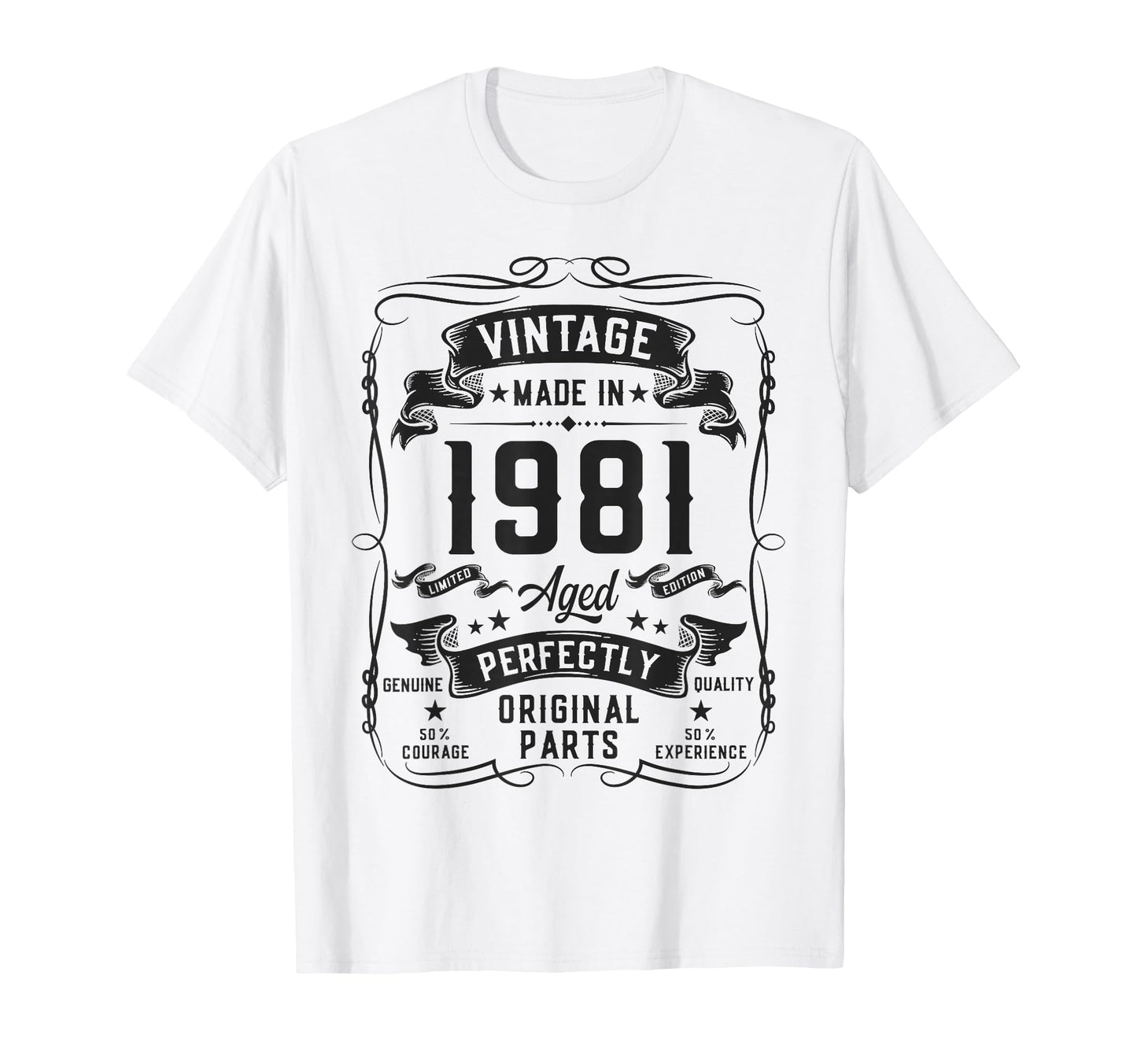 1981 45Yr 45Th Birthday Gifts 45 Years T-Shirt - Minimalist Print Unisex - T-Shirt, Sweatshirt, Hoodie