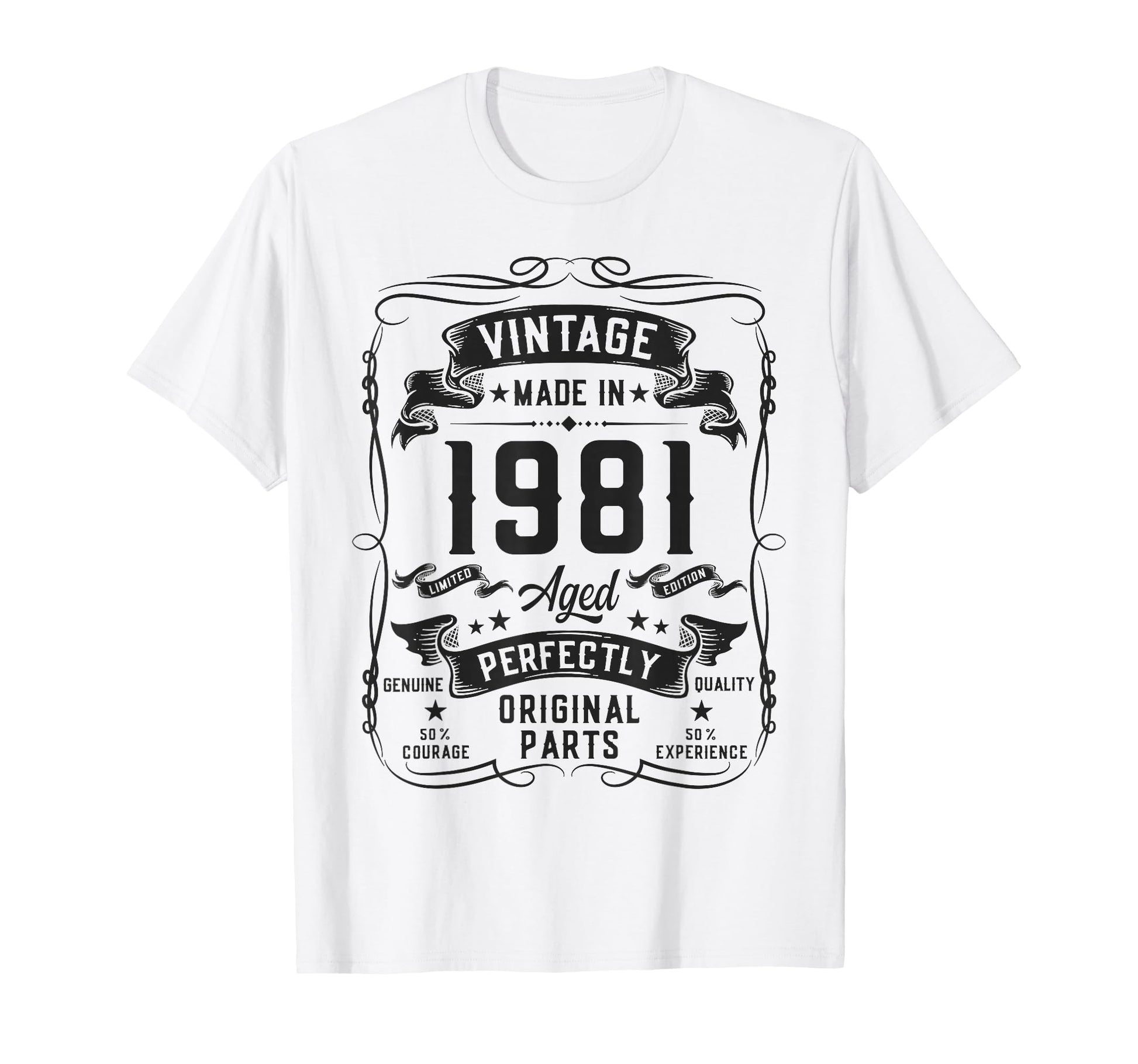 1981 45Yr 45Th Birthday Gifts 45 Years T-Shirt - Minimalist Print Unisex - T-Shirt, Sweatshirt, Hoodie