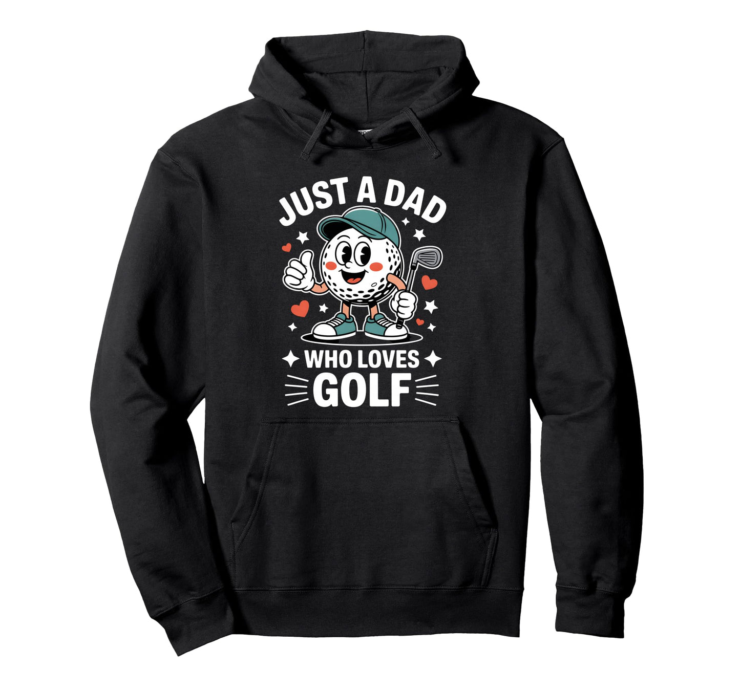 Funny Golf Ball Dad Father Golfer Joke Hoodie - Fun Novelty Design Unisex - T-Shirt, Sweatshirt, Hoodie