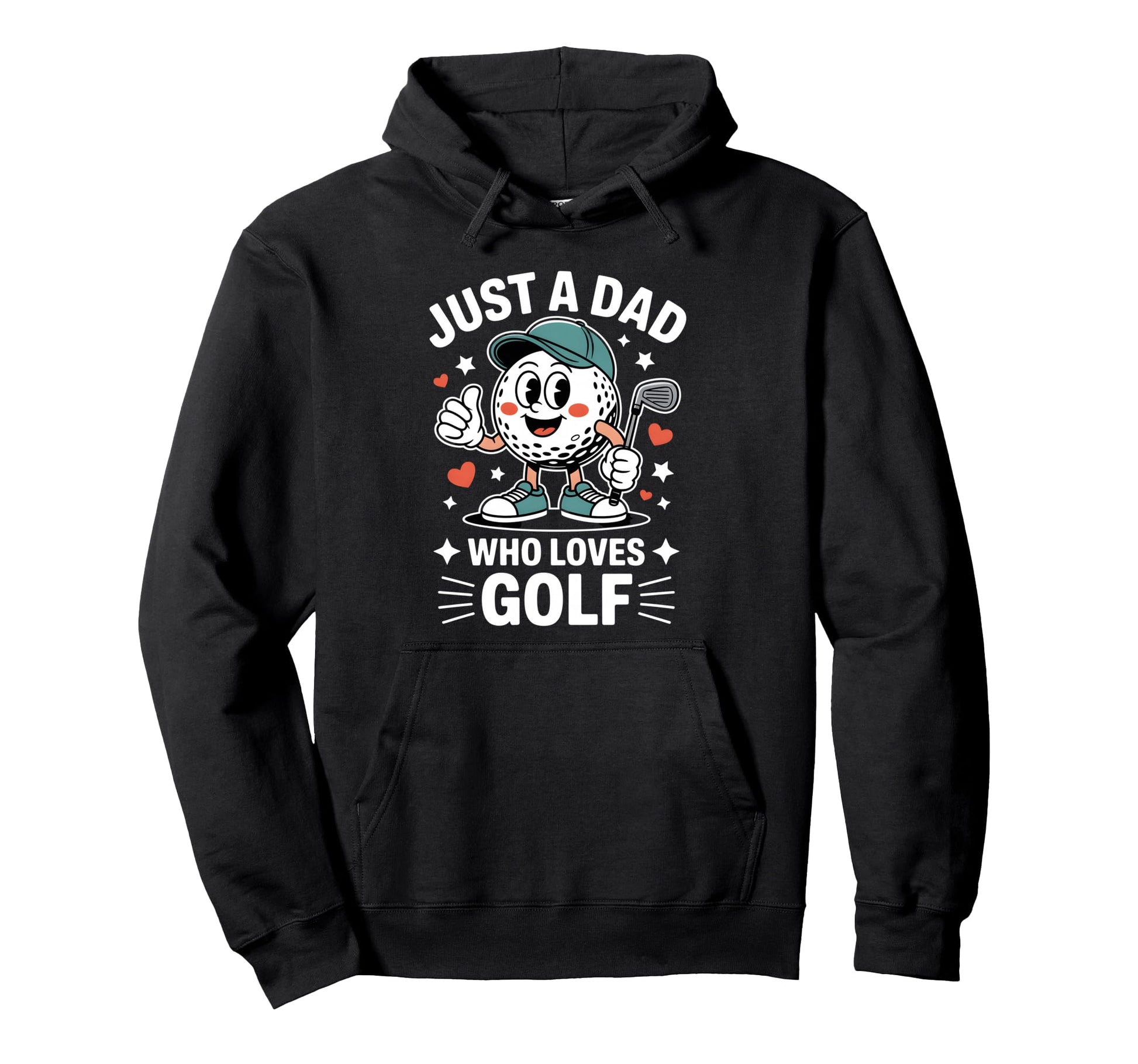 Funny Golf Ball Dad Father Golfer Joke Hoodie - Fun Novelty Design Unisex - T-Shirt, Sweatshirt, Hoodie