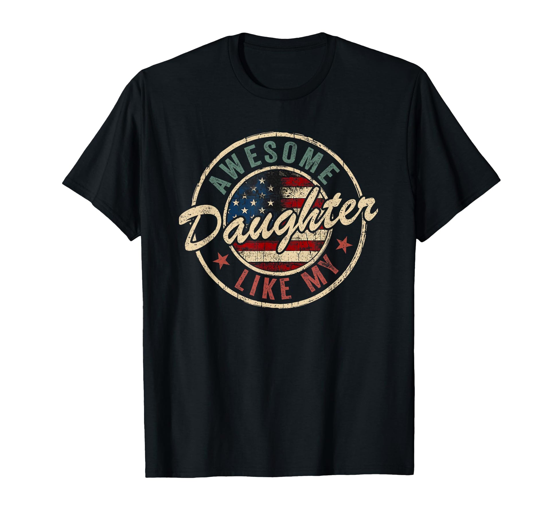 Awesome Like My Daughter Funny Dad T-Shirt - Aesthetic Graphic Unisex - T-Shirt, Sweatshirt, Hoodie