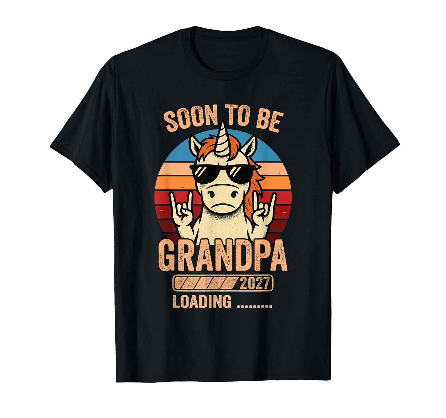 Grandpa 2027 Pregnancy Anouncement T-Shirt - Minimalist Print Men Women - T-Shirt, Sweatshirt, Hoodie