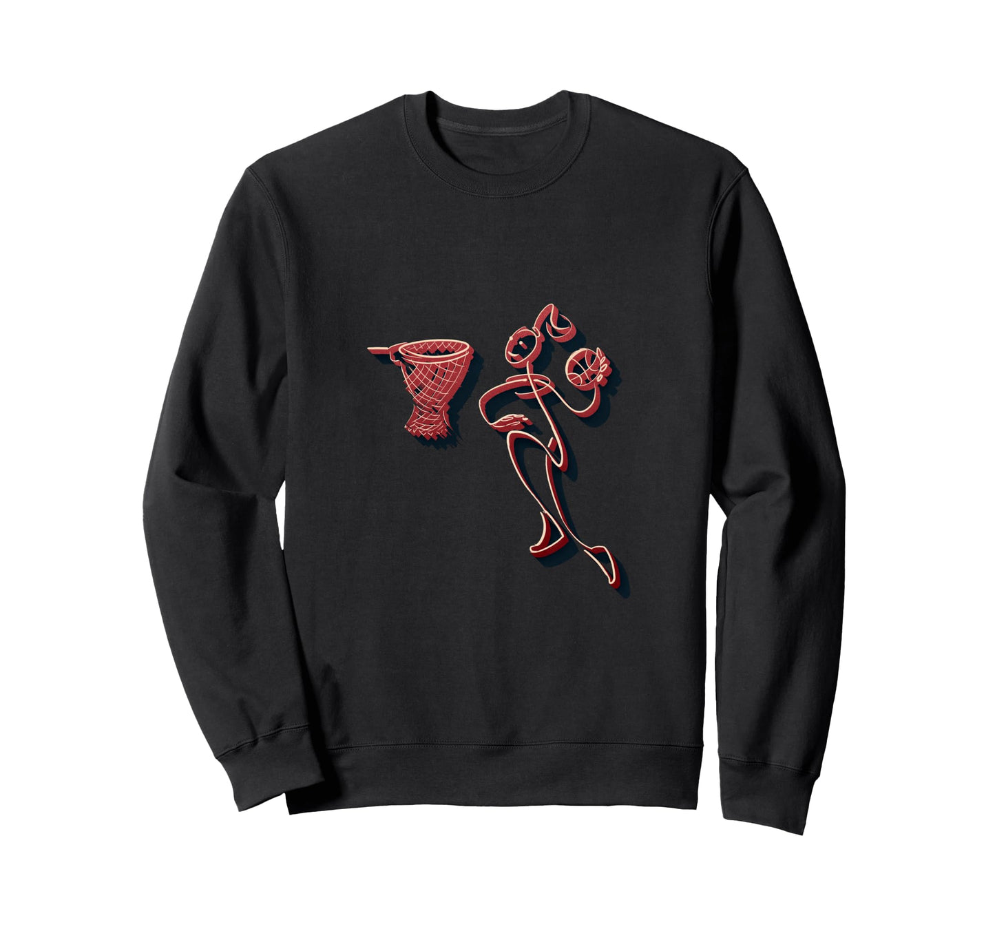 Basketball Player Basketball Lover Sweatshirt - Graphic Print Men Women - T-Shirt, Sweatshirt, Hoodie