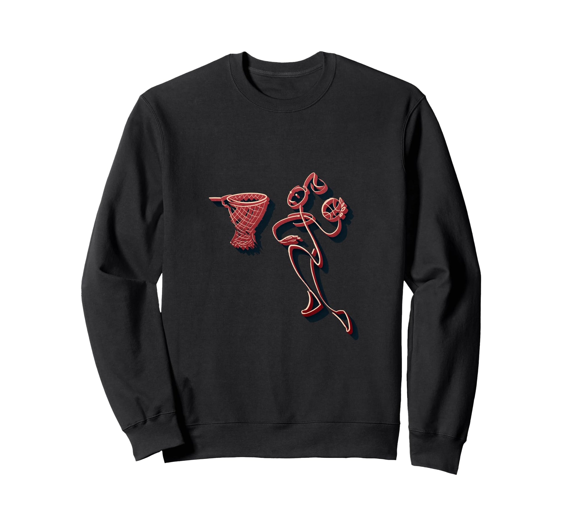 Basketball Player Basketball Lover Sweatshirt - Graphic Print Men Women - T-Shirt, Sweatshirt, Hoodie