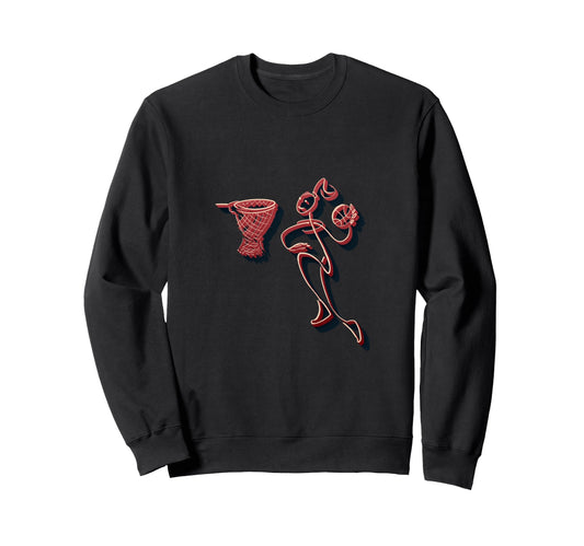 Basketball Player Basketball Lover Sweatshirt - Graphic Print Men Women - T-Shirt, Sweatshirt, Hoodie