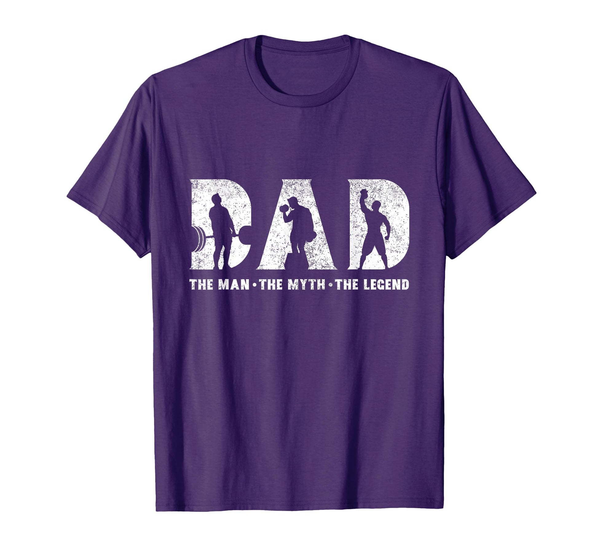 Gym Dad Myth Legend Fathers Day T-Shirt - Fun Novelty Design for Adults - T-Shirt, Sweatshirt, Hoodie