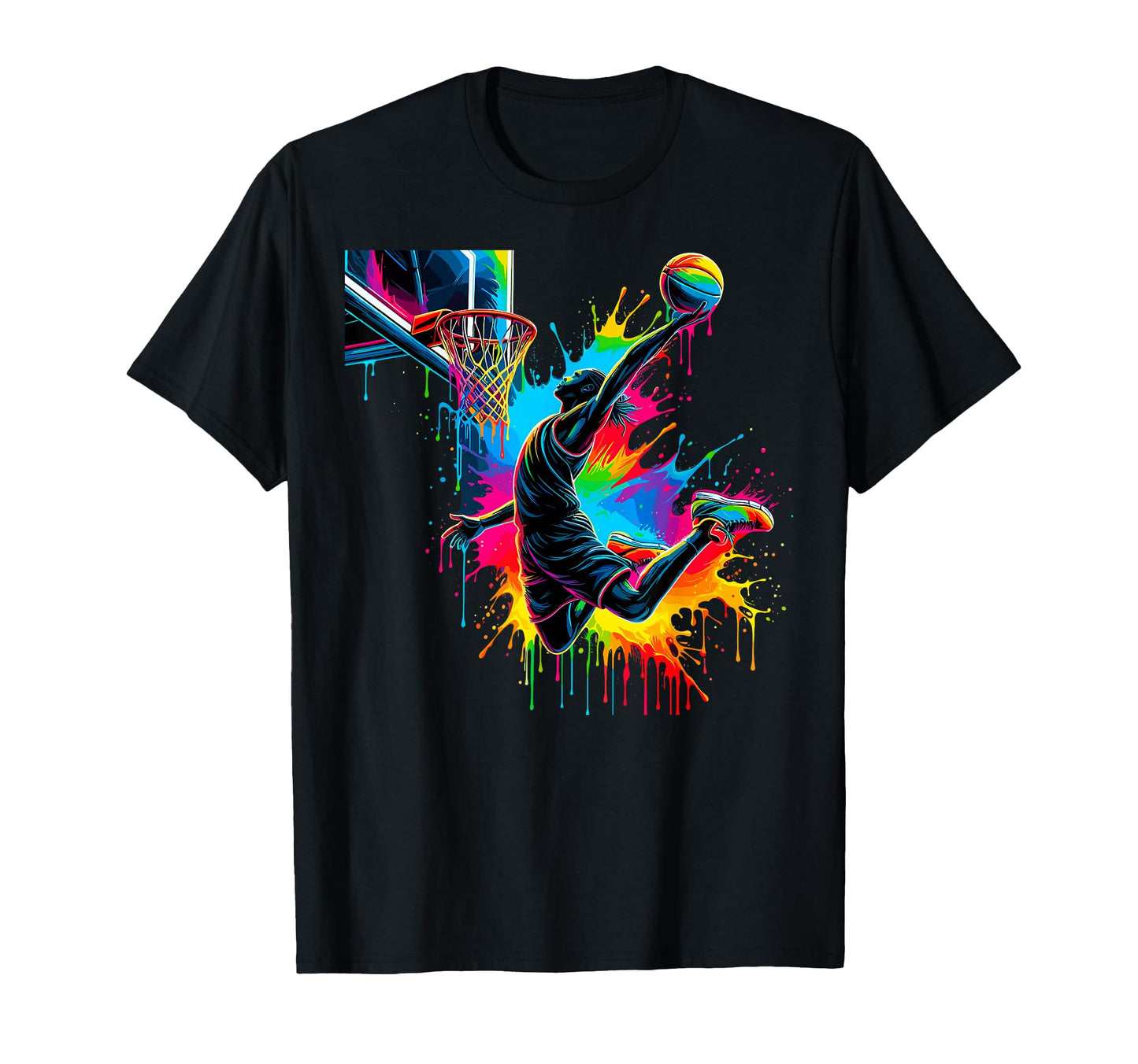 Colorful Paints Splash T-Shirt - Casual Everyday Wear for Adults - T-Shirt, Sweatshirt, Hoodie