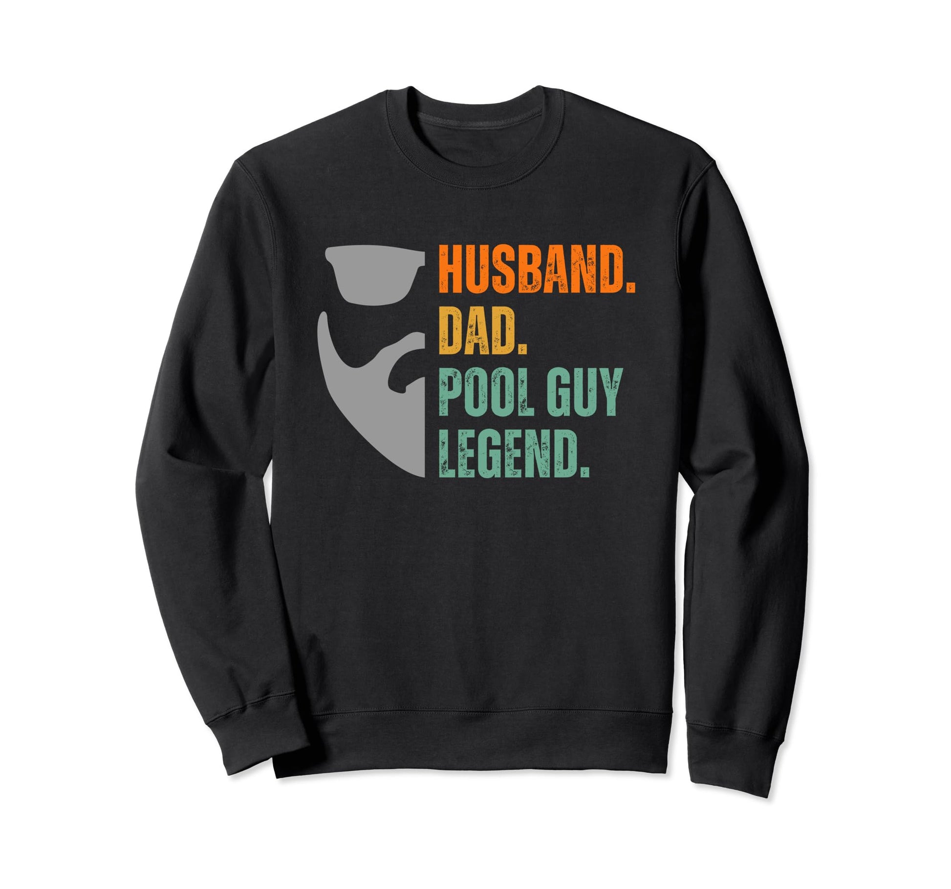 Funny Pool Guy T Shirts Bearded T-Shirt - Casual Everyday Wear Men Women - T-Shirt, Sweatshirt, Hoodie