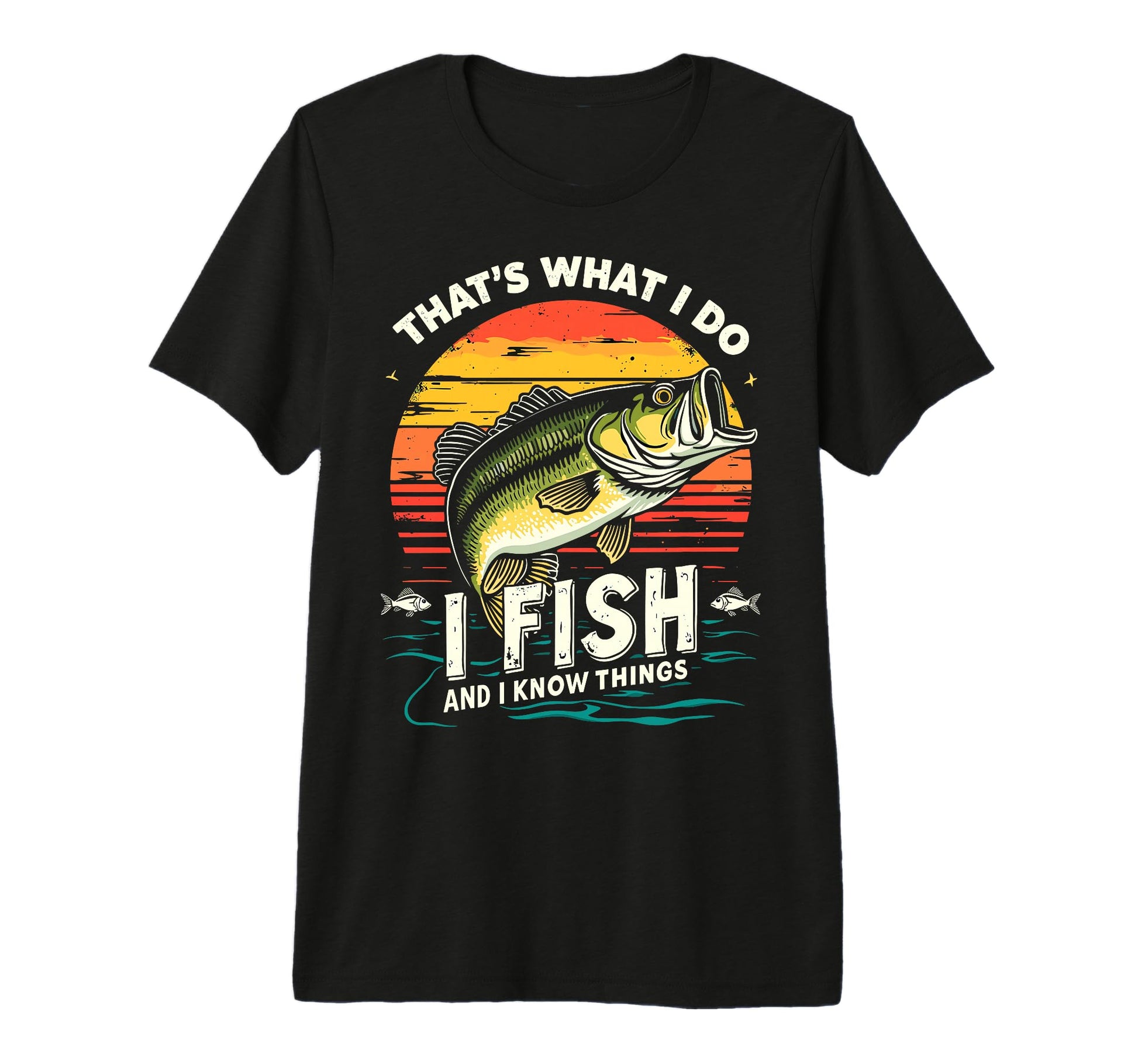 I Fish I Know Things Fish Fan T-Shirt - Aesthetic Graphic Men Women - T-Shirt, Sweatshirt, Hoodie
