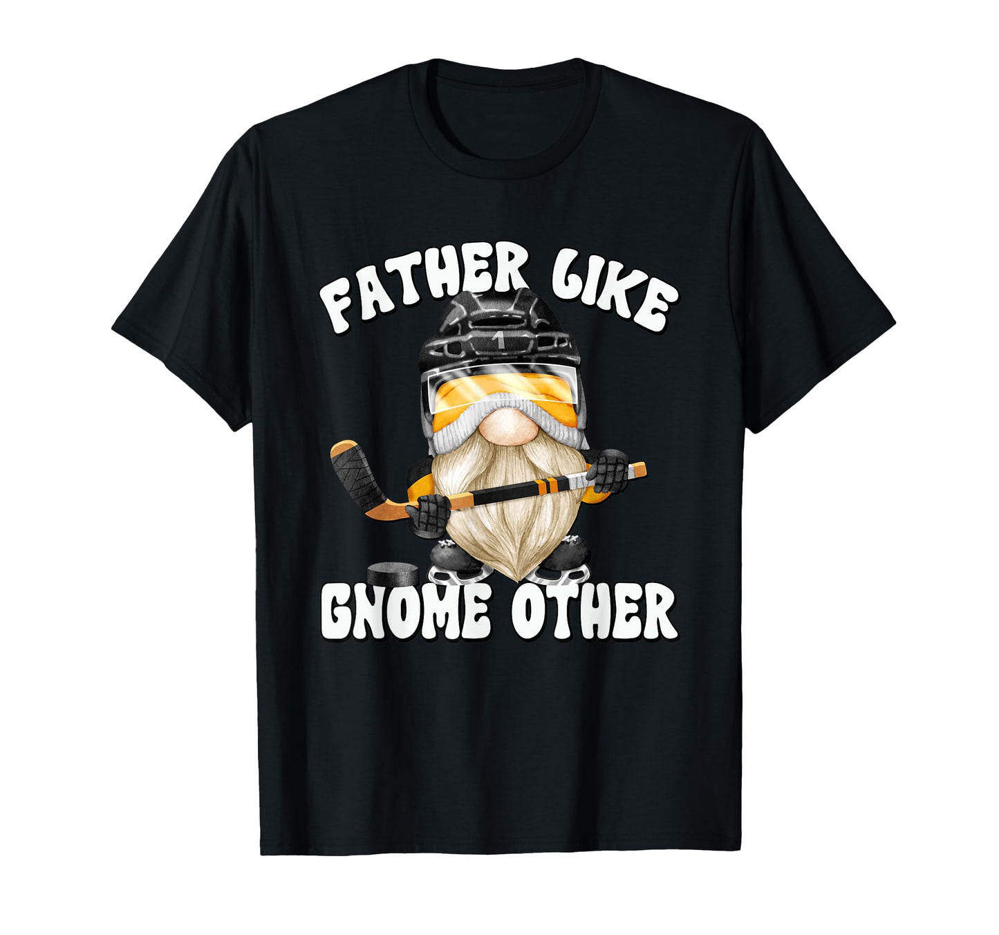 Funny Grandpa Ice Hockey Gnome And T-Shirt - Aesthetic Graphic Men Women - T-Shirt, Sweatshirt, Hoodie