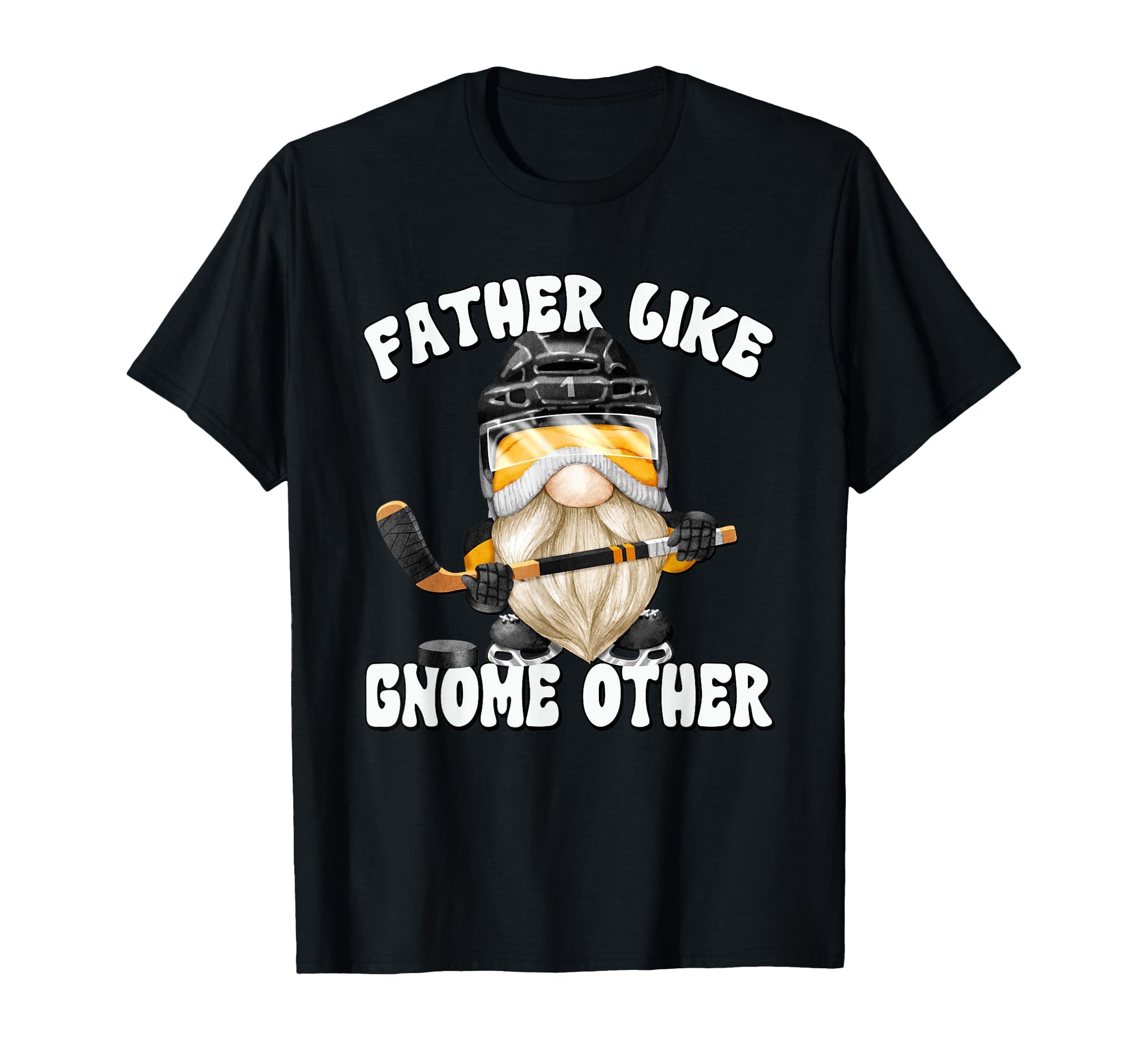 Funny Grandpa Ice Hockey Gnome And T-Shirt - Aesthetic Graphic Men Women - T-Shirt, Sweatshirt, Hoodie