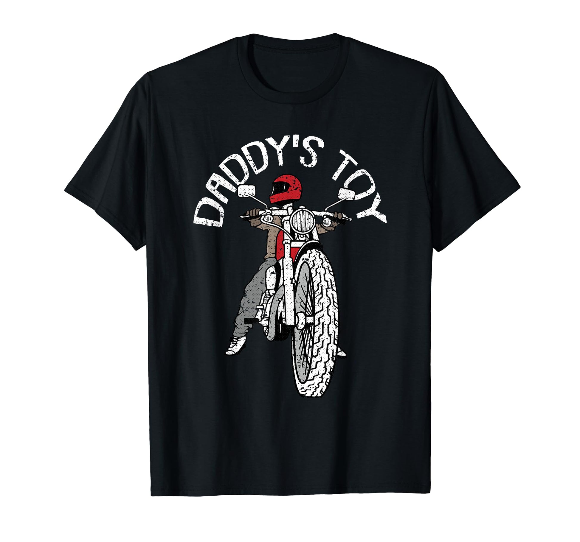 Daddys Toy Fathers Day Motorcycle T-Shirt - Minimalist Print Men Women - T-Shirt, Sweatshirt, Hoodie