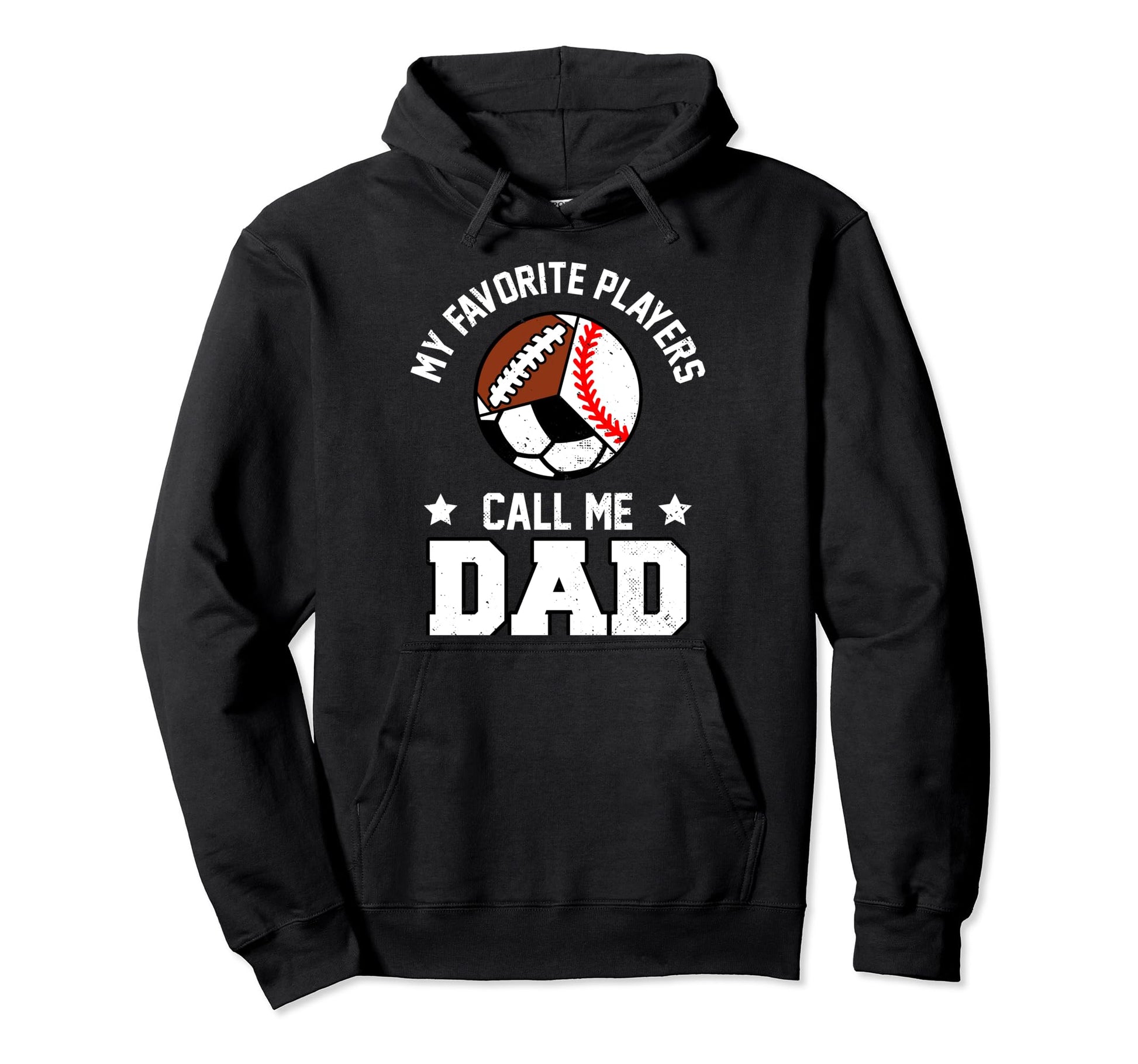 My Favorites Baseball Soccer Football Hoodie - Minimalist Print for Adults - T-Shirt, Sweatshirt, Hoodie