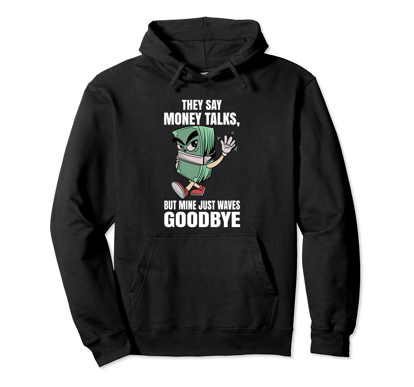 Funny Broke Dad Meme Sarcastic Husband Hoodie - Minimalist Print Men Women - T-Shirt, Sweatshirt, Hoodie