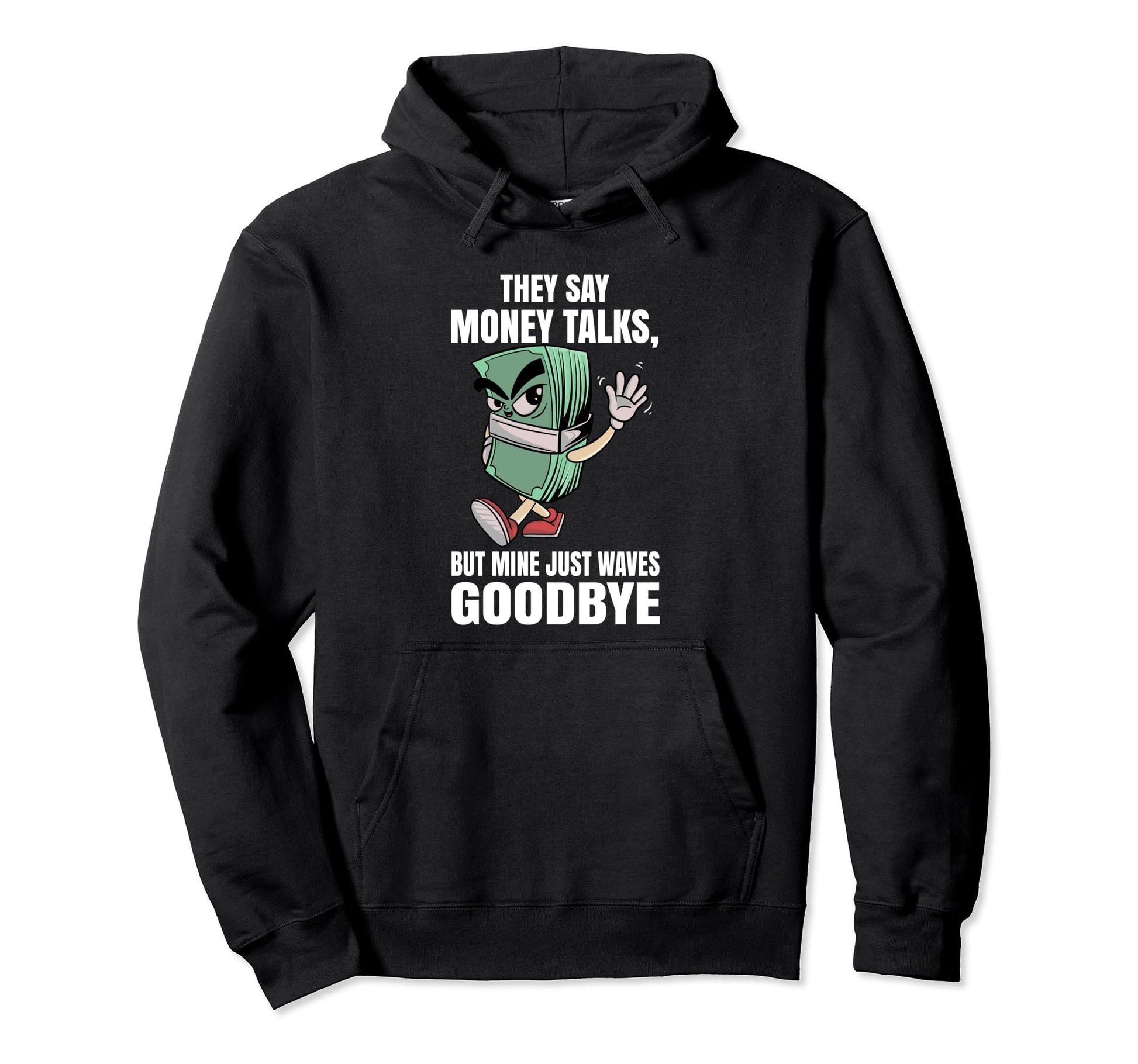 Funny Broke Dad Meme Sarcastic Husband Hoodie - Minimalist Print Men Women - T-Shirt, Sweatshirt, Hoodie