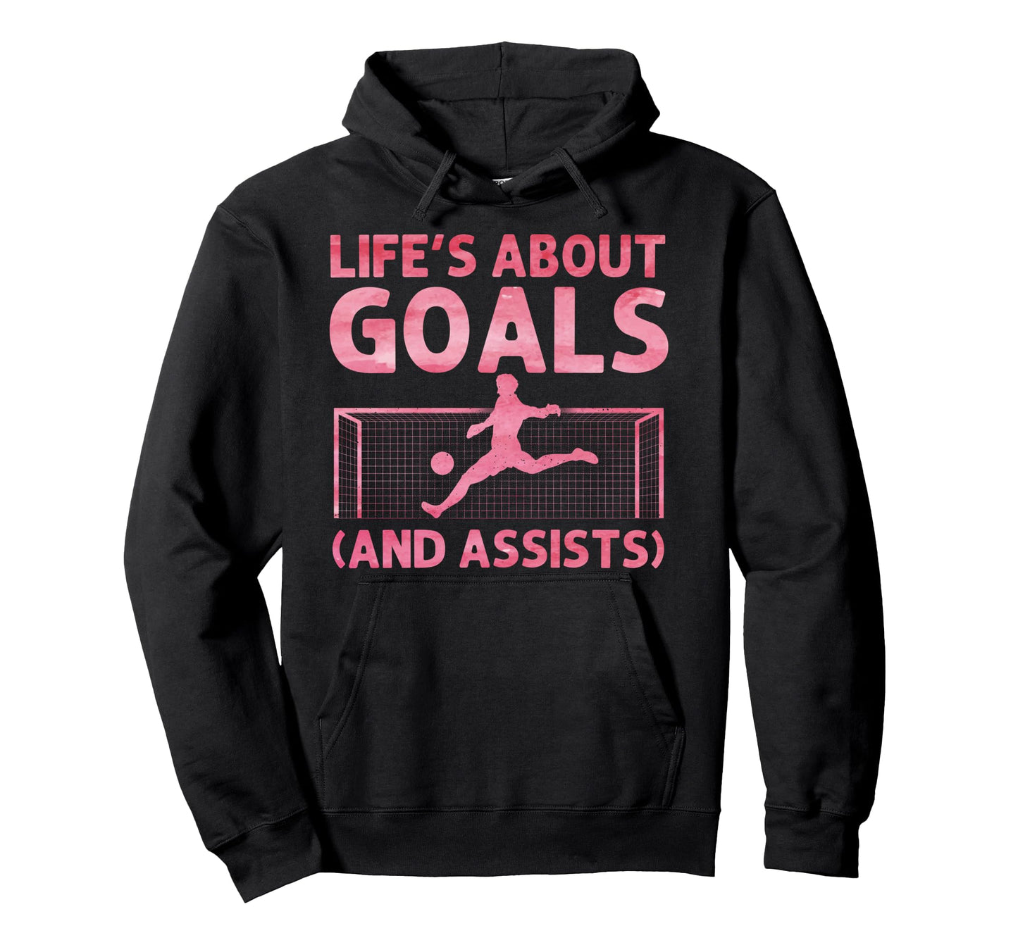 Funny Soccer Art Gag Soccer Player Hoodie - Streetwear Style for Adults - T-Shirt, Sweatshirt, Hoodie