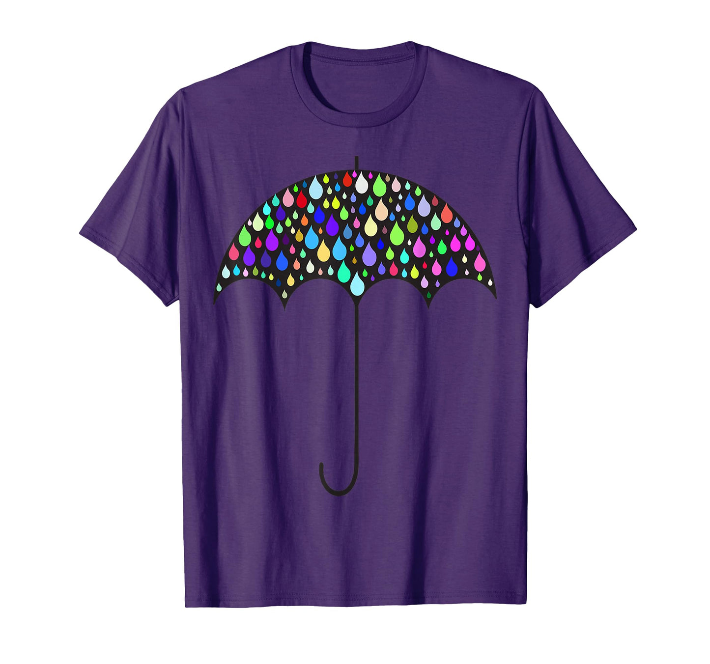 My Pretty Umbrella Raindrops T-Shirt - Fun Novelty Design for Adults - T-Shirt, Sweatshirt, Hoodie
