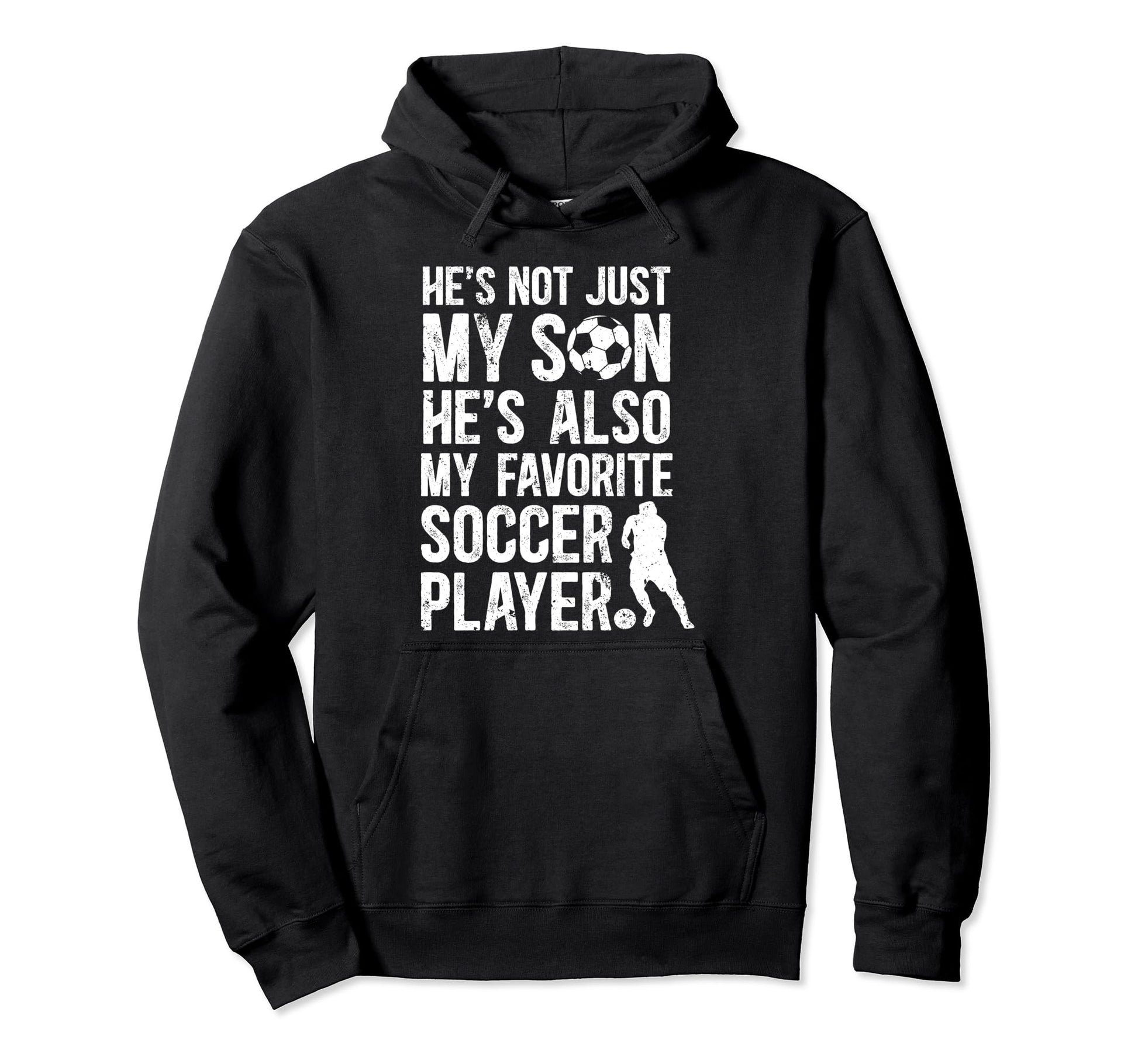 Hes My Favorite Soccer Player Dad Hoodie - Casual Everyday Wear for Adults - T-Shirt, Sweatshirt, Hoodie