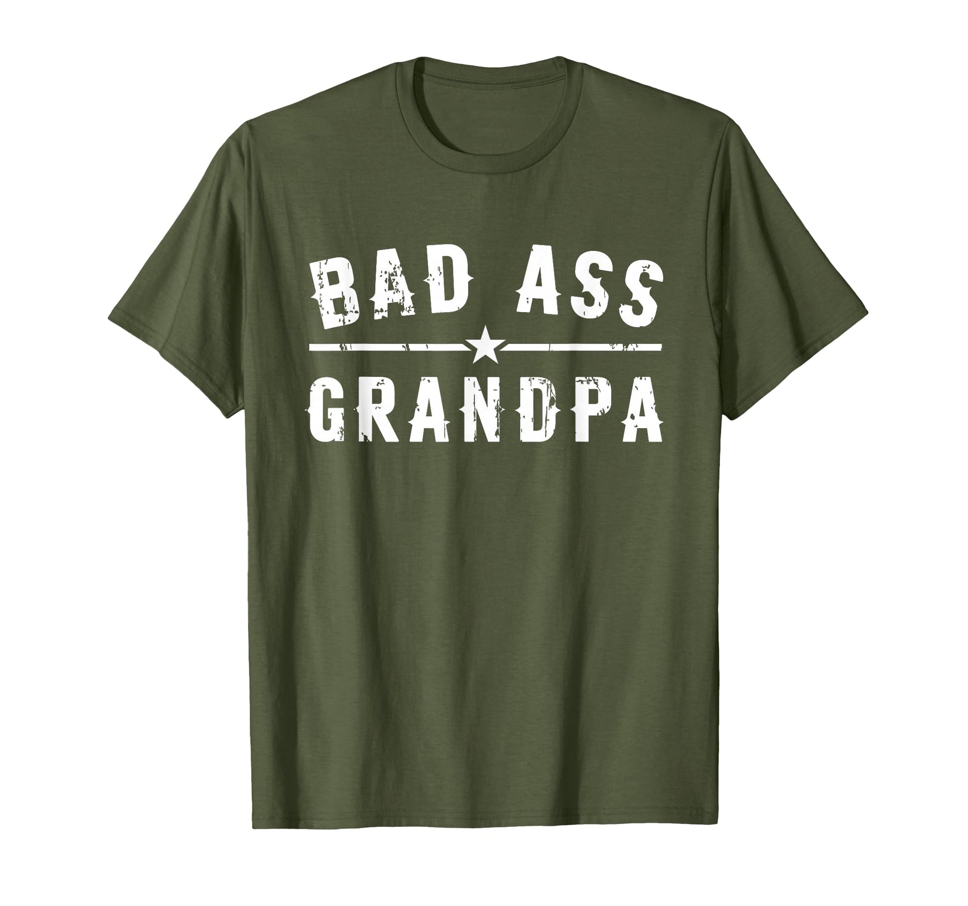 Bad Ass Grandpa Funny Grandfather T-Shirt - Fun Novelty Design for Adults - T-Shirt, Sweatshirt, Hoodie