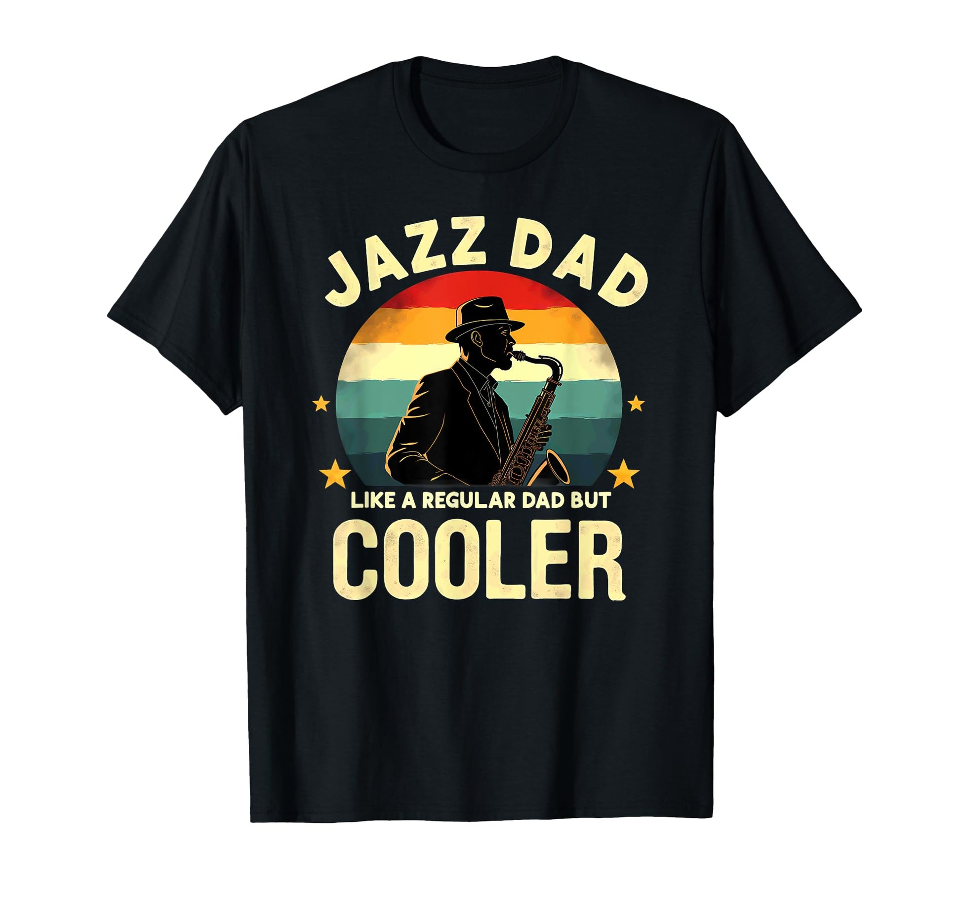 Saxophonist Jazz Dad Like Regular Dad T-Shirt - Graphic Print for Adults - T-Shirt, Sweatshirt, Hoodie