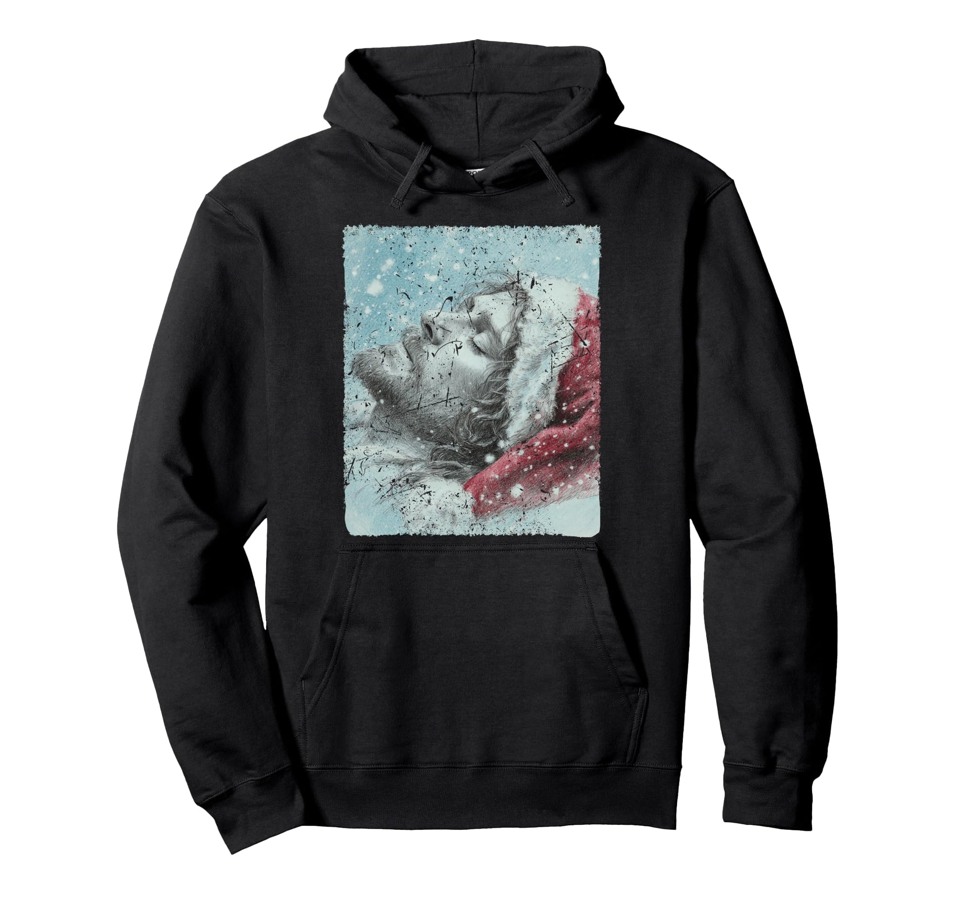 Pop Art Jesus Winter Designer Hoodie - Casual Everyday Wear for Adults - T-Shirt, Sweatshirt, Hoodie
