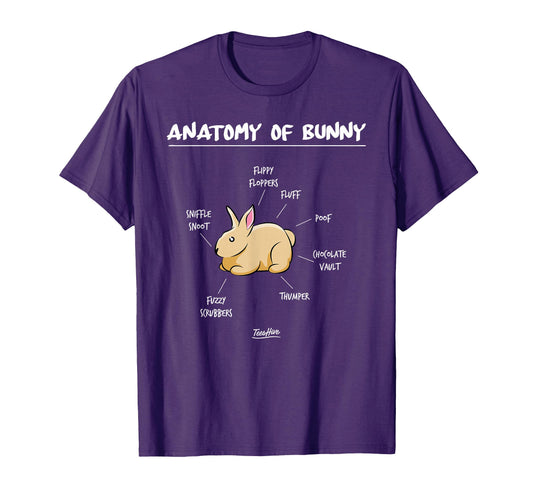 Anatomy Bunny Rabbit T-Shirt - Streetwear Style for Adults - T-Shirt, Sweatshirt, Hoodie