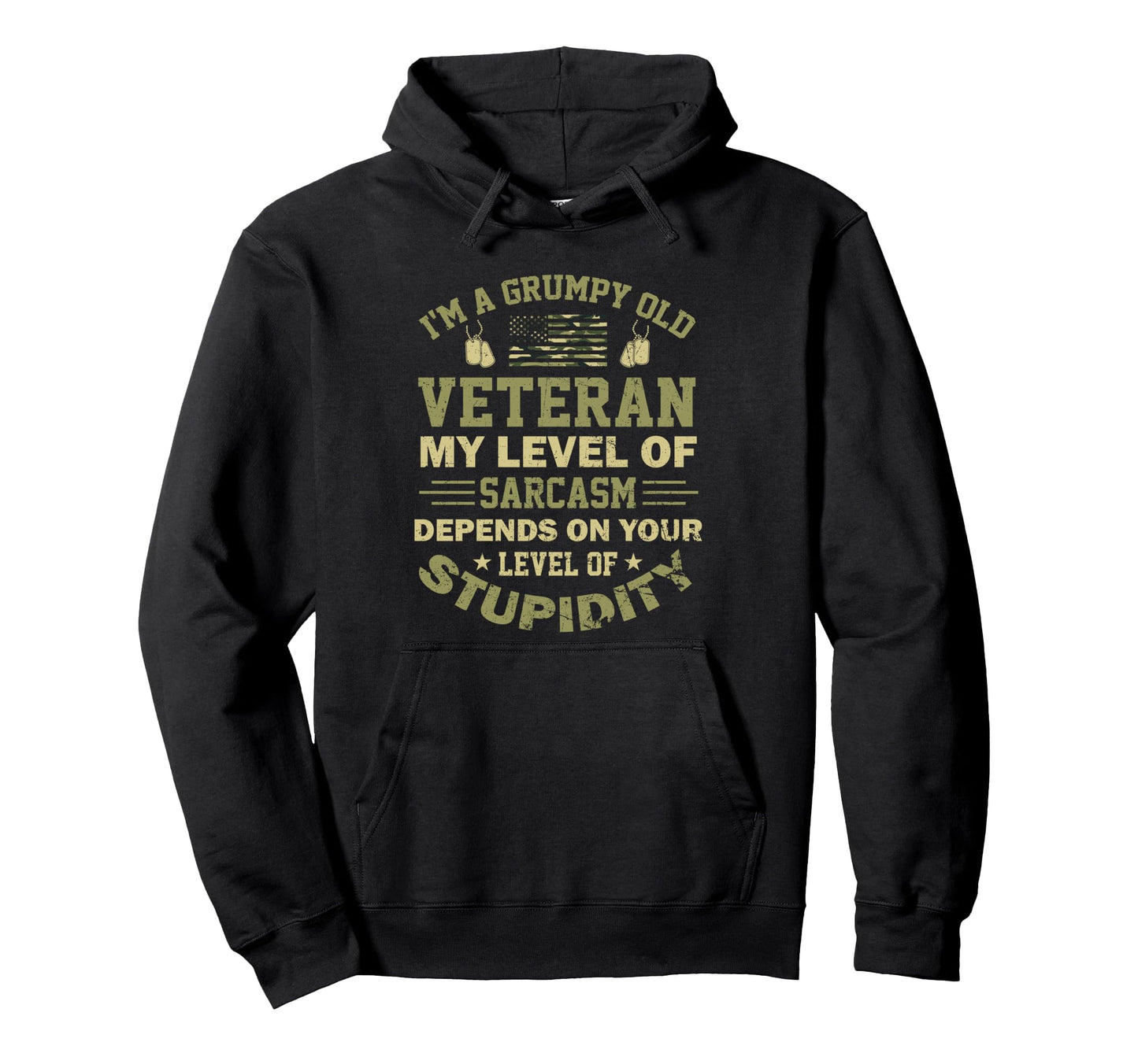 Funny Grumpy Old Veteran Us Camouflage My Hoodie - Streetwear Style Unisex - T-Shirt, Sweatshirt, Hoodie
