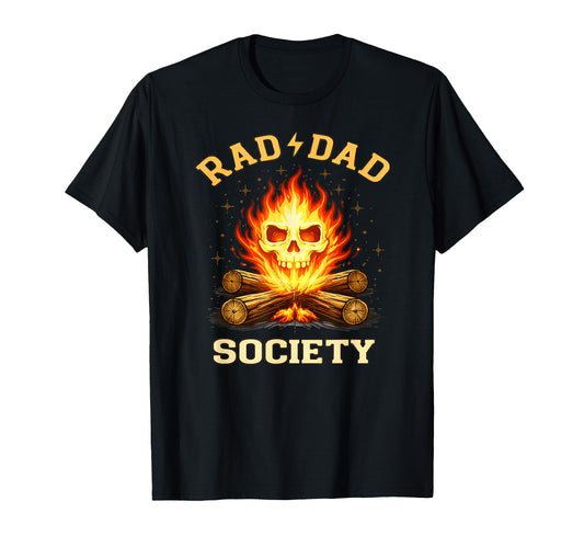 Camping Father Rad Dad Society Nature T-Shirt - Unique Graphic for Adults - T-Shirt, Sweatshirt, Hoodie