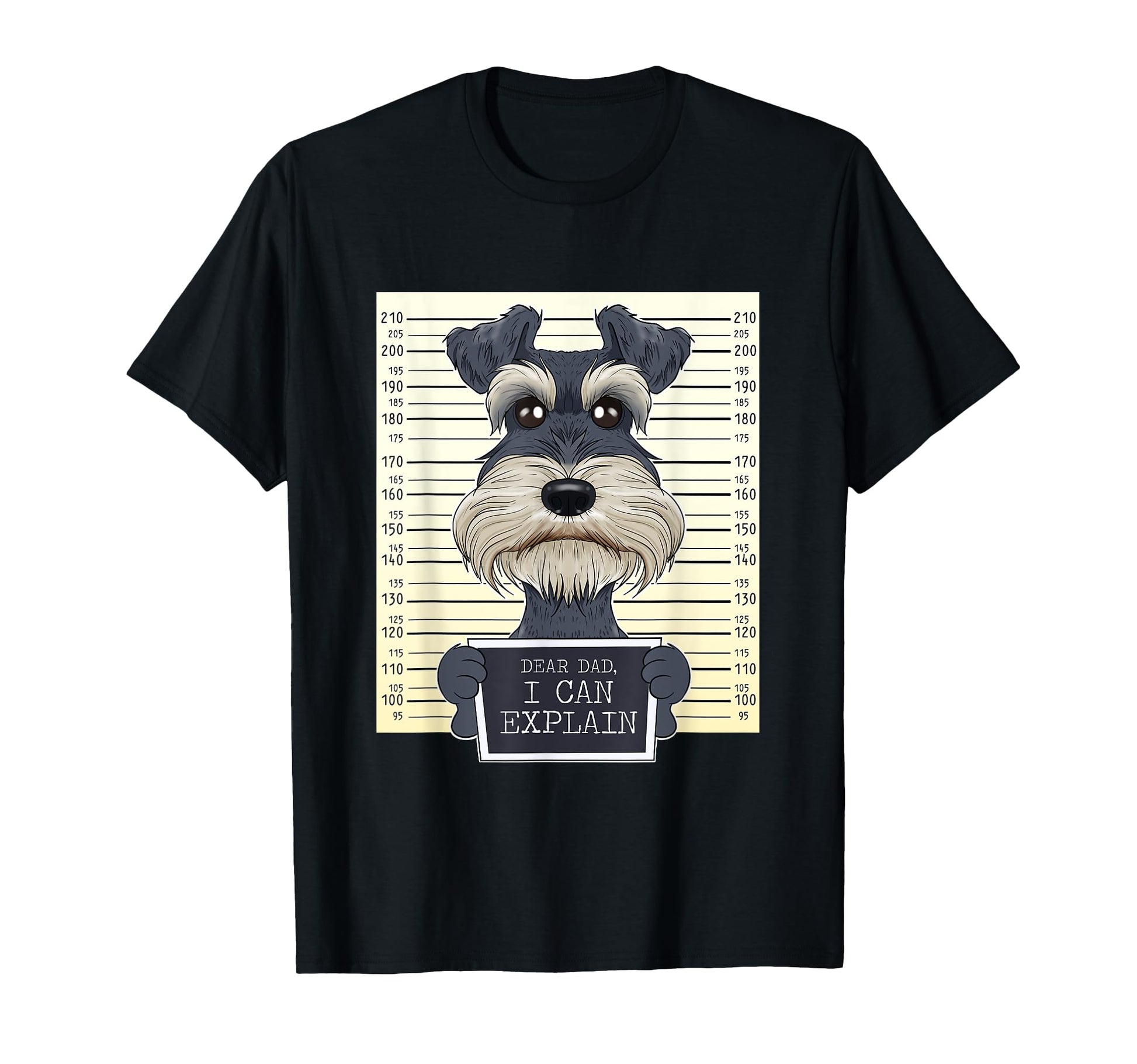 Funny Miniature Schnauzer Dad I Miniature T-Shirt - Unique Graphic Unisex - T-Shirt, Sweatshirt, Hoodie