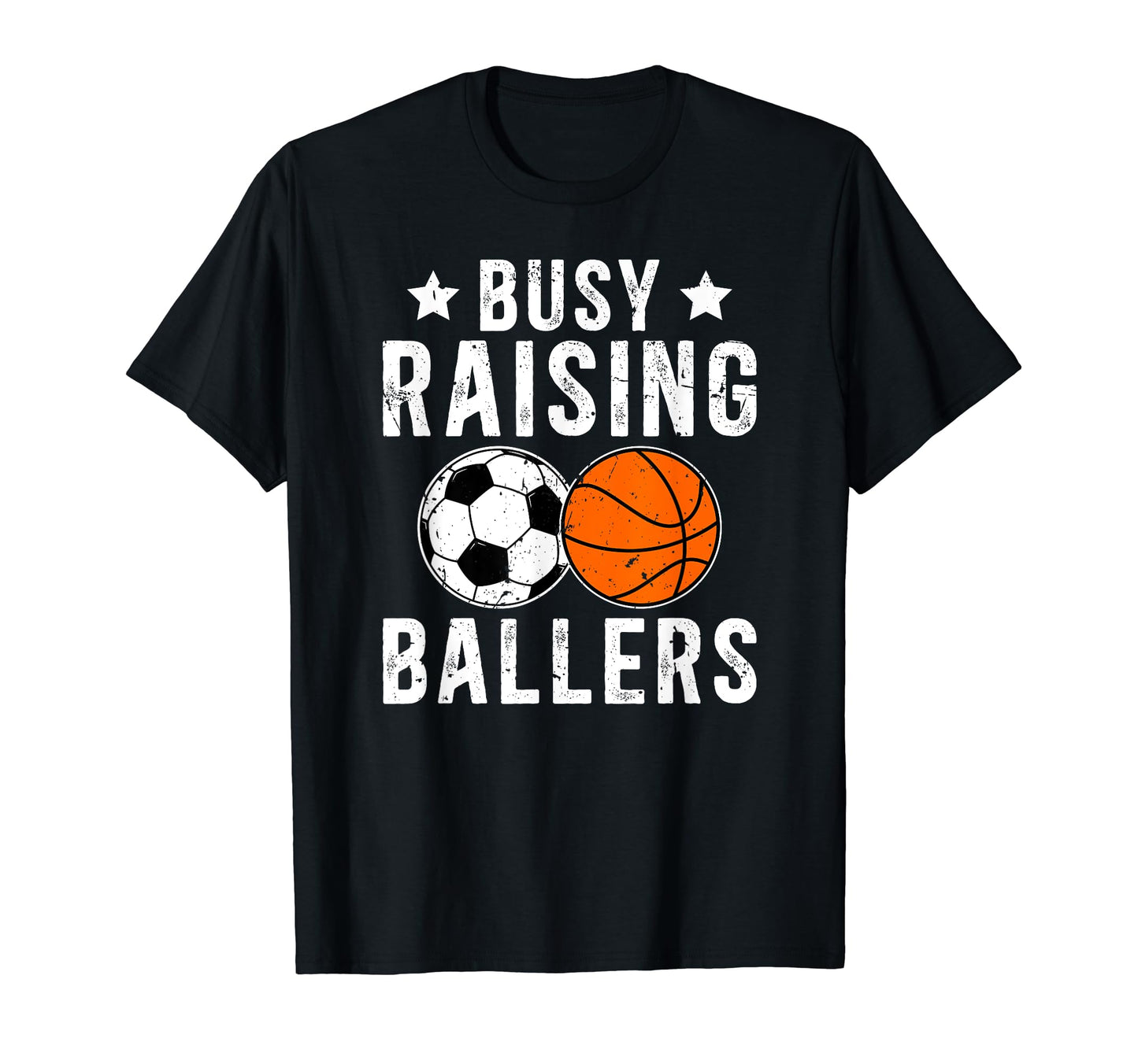 Busy Raising Ballers Basketball T-Shirt - Minimalist Print for Adults - T-Shirt, Sweatshirt, Hoodie
