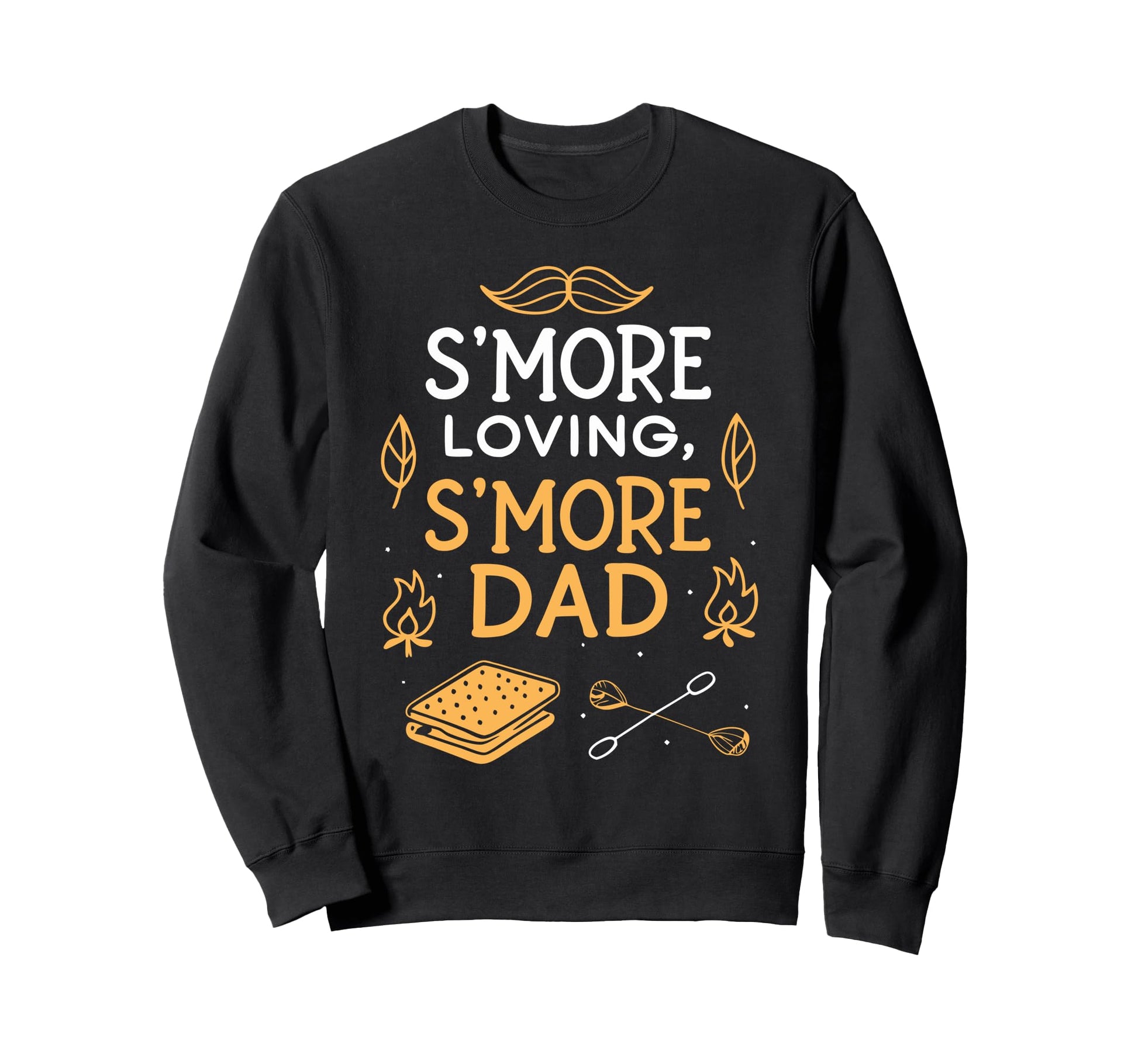Funny Smore Dad Campfire Fathers Day Sweatshirt - Minimalist Print Unisex - T-Shirt, Sweatshirt, Hoodie