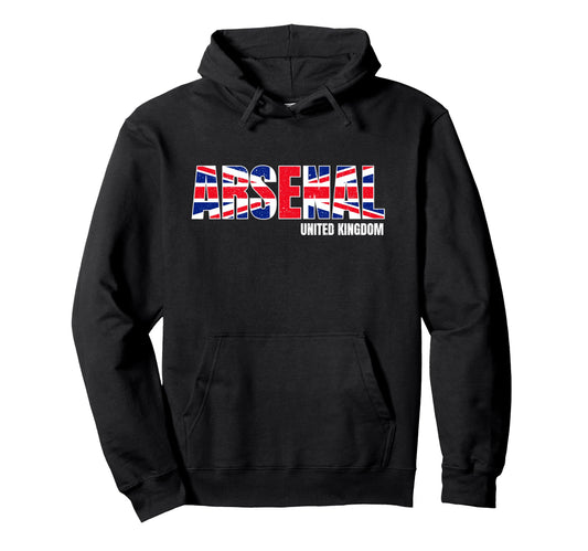 Arsenal United Kingdom Hoodie - Graphic Print Unisex - T-Shirt, Sweatshirt, Hoodie