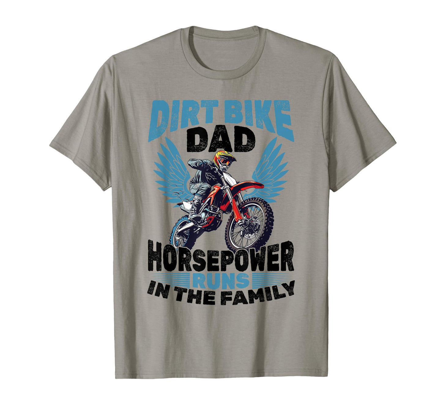 Motocross Dirtbike Dirt Bike Dad T-Shirt - Casual Everyday Wear Men Women - T-Shirt, Sweatshirt, Hoodie