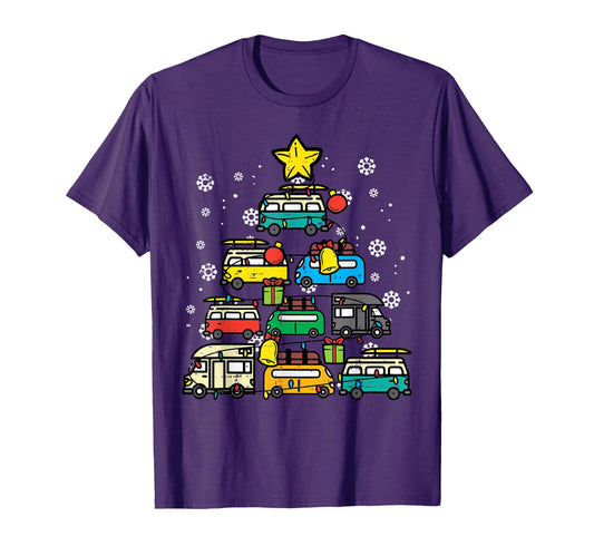 Camping Car Tree Dad T-Shirt - Streetwear Style Men Women - T-Shirt, Sweatshirt, Hoodie