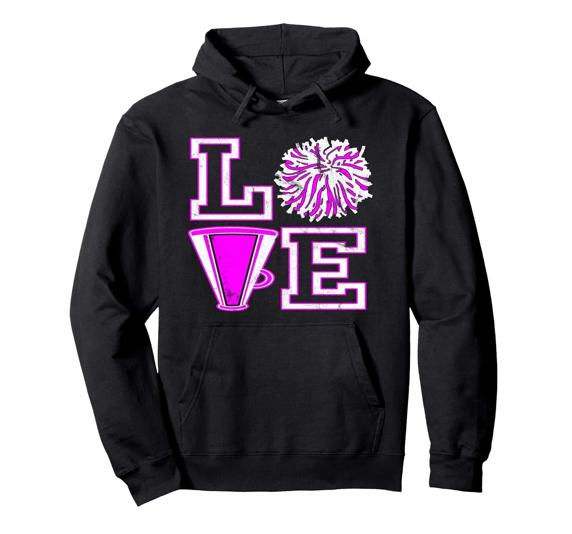 Love Cheer Teen Cheerleader Hoodie - Fun Novelty Design Unisex - T-Shirt, Sweatshirt, Hoodie