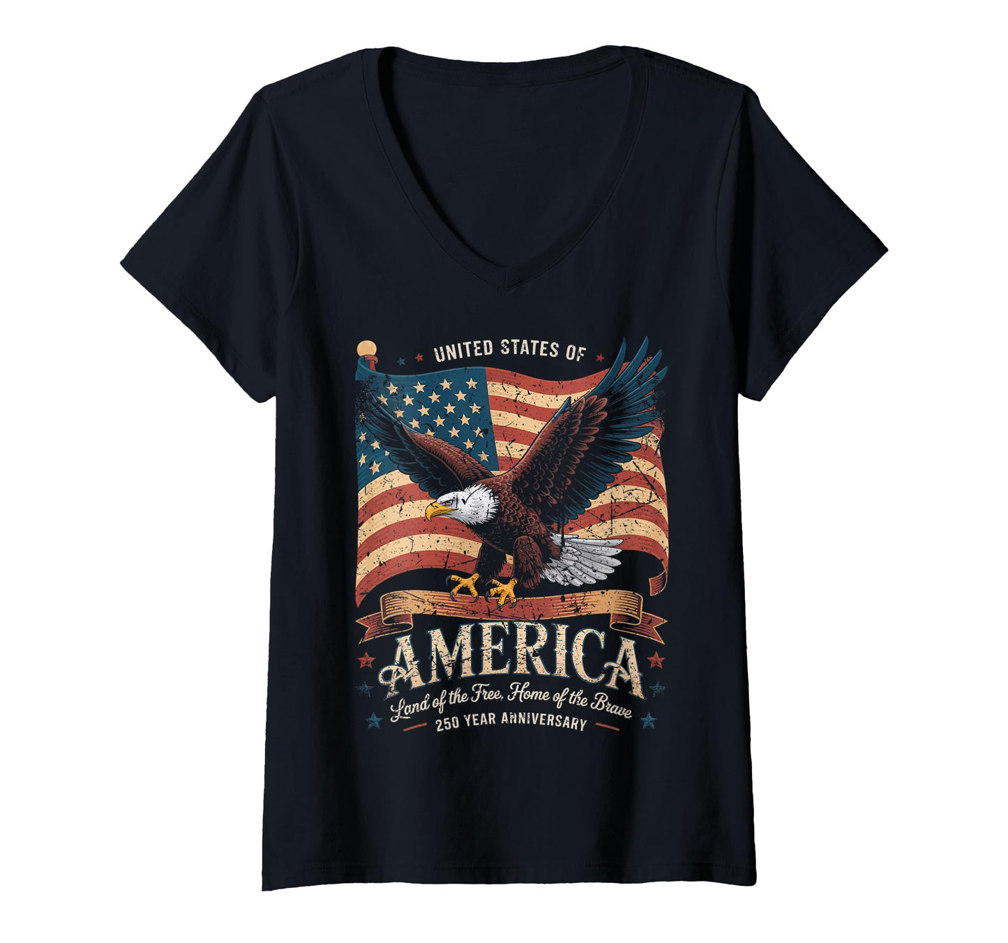 United States Anniversary American Flag Hoodie - Unique Graphic Unisex - T-Shirt, Sweatshirt, Hoodie