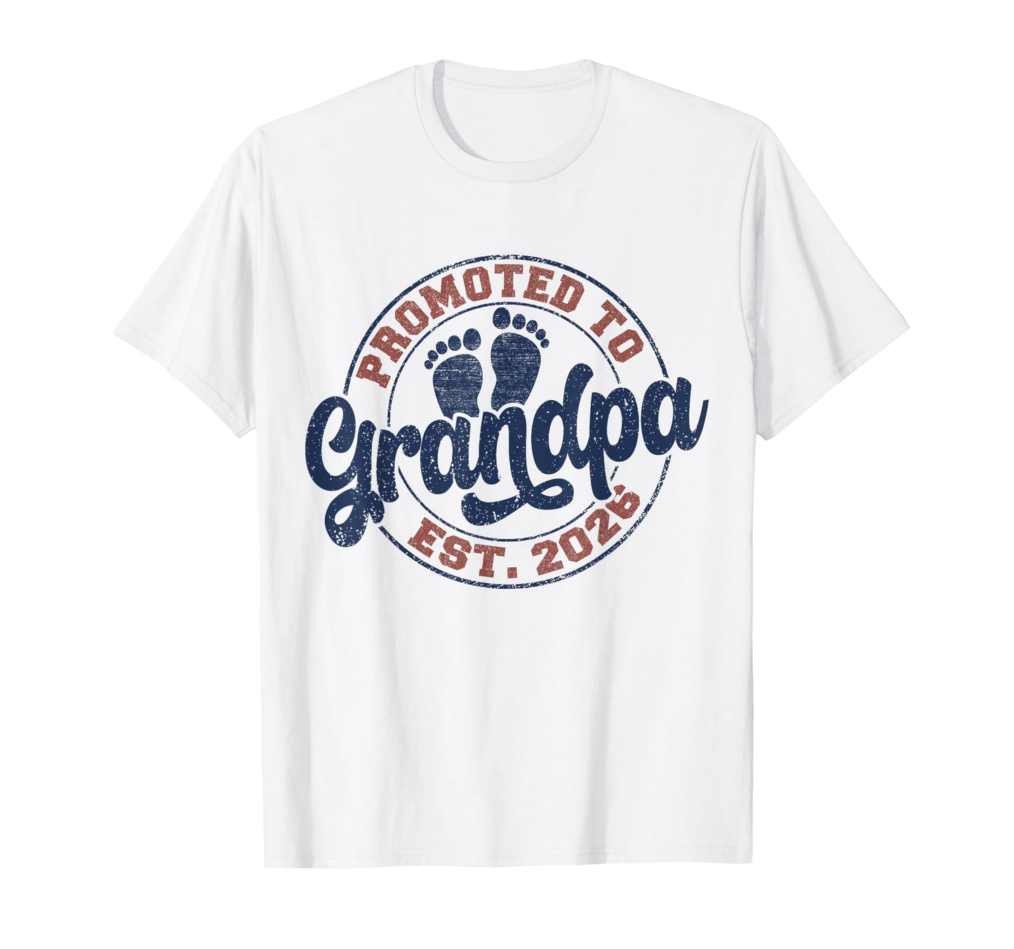 Mens Promoted To Grandpa 2026 T-Shirt - Fun Novelty Design Unisex - T-Shirt, Sweatshirt, Hoodie