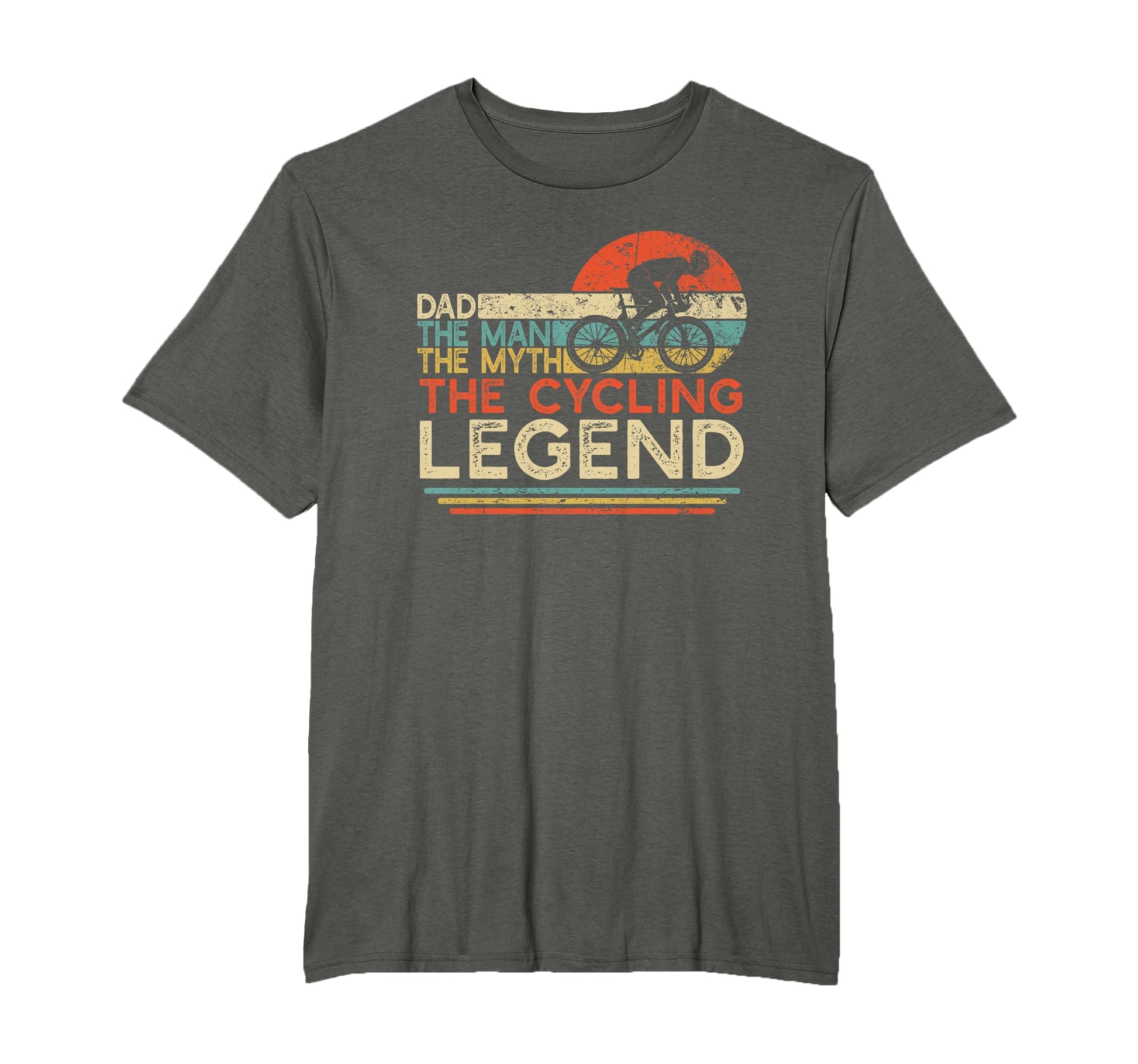 Cycling Dad Myth Legend Cyclist Gift T-Shirt - Streetwear Style for Adults - T-Shirt, Sweatshirt, Hoodie