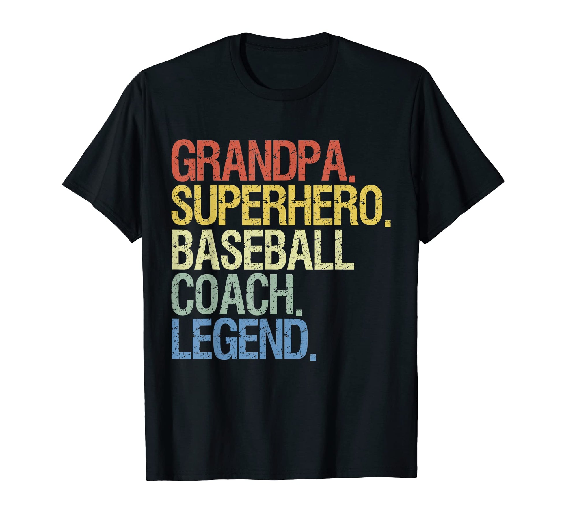 Dad Superhero Baseball Coach Legend Hoodie - Novelty Apparel for Adults - T-Shirt, Sweatshirt, Hoodie