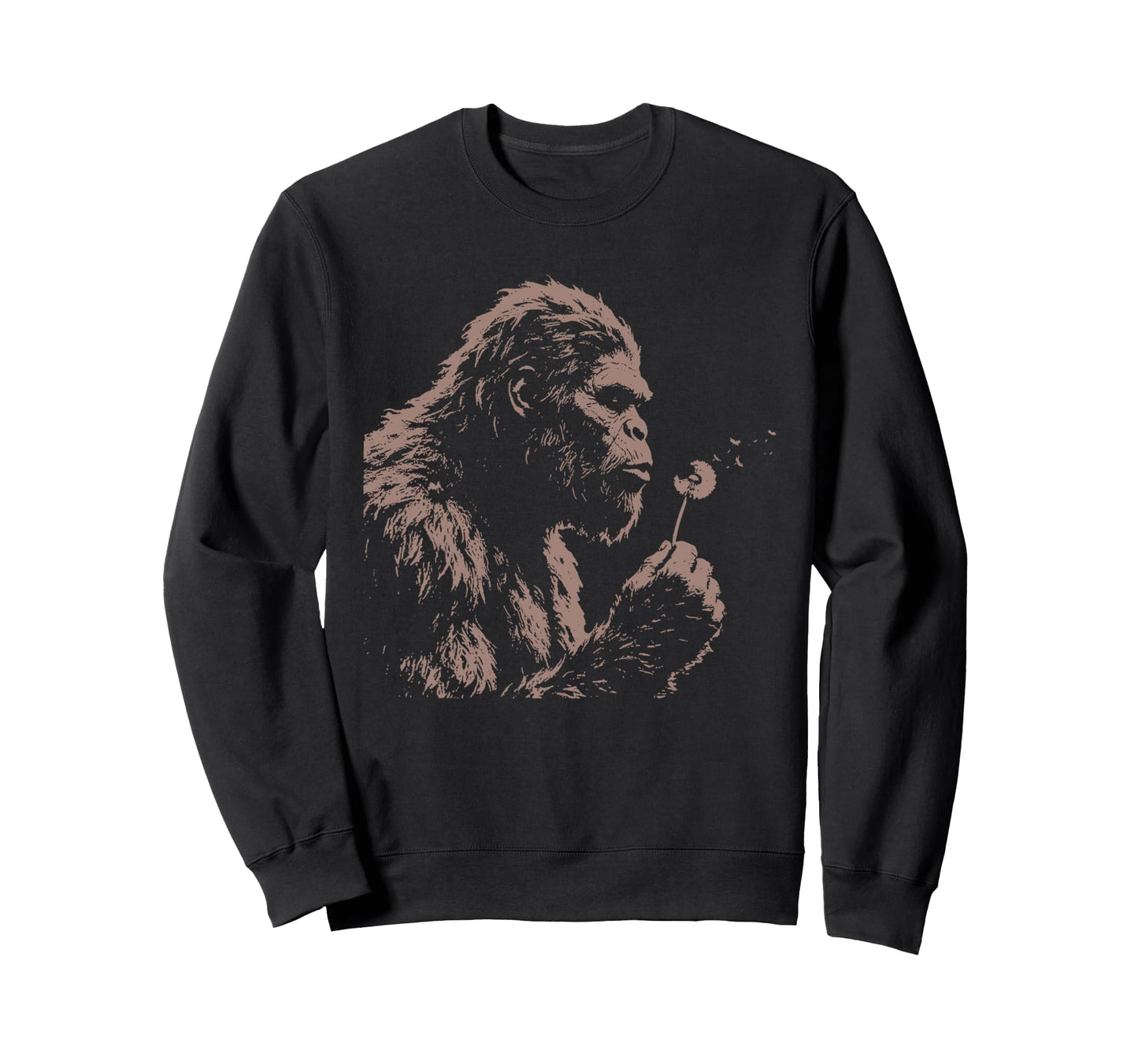Blowing Wishes Funny Bigfoot Sweatshirt - Trendy Graphic for Adults - T-Shirt, Sweatshirt, Hoodie