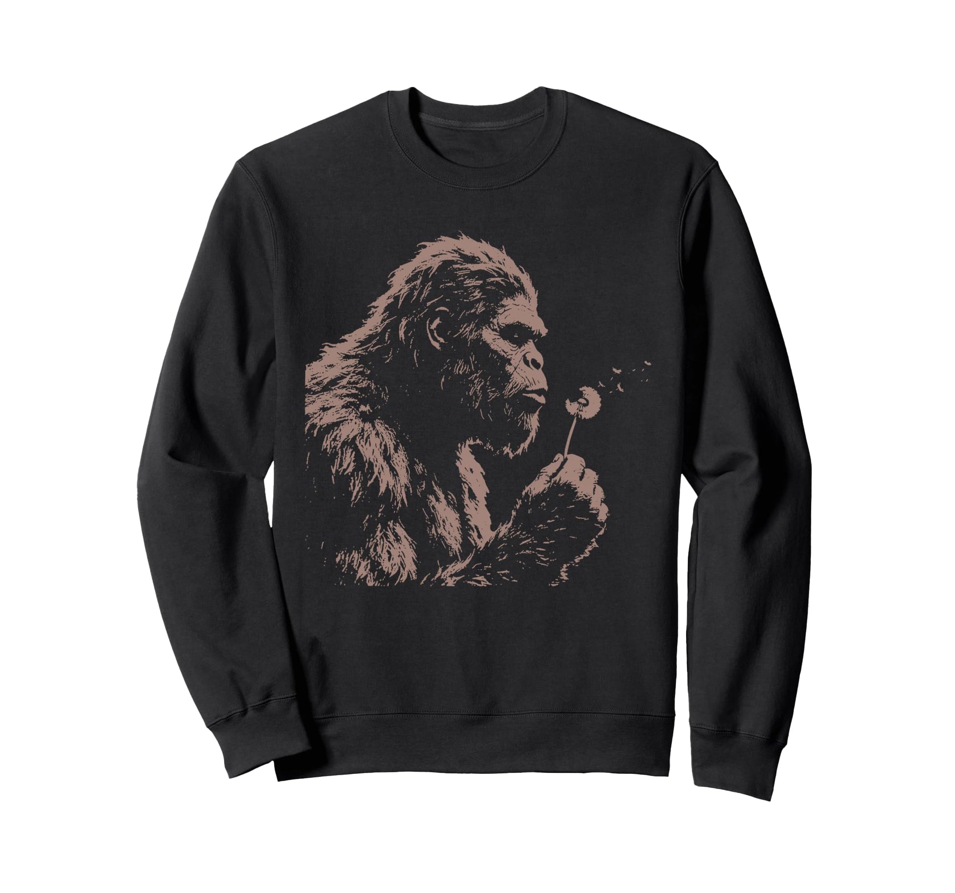 Blowing Wishes Funny Bigfoot Sweatshirt - Trendy Graphic for Adults - T-Shirt, Sweatshirt, Hoodie
