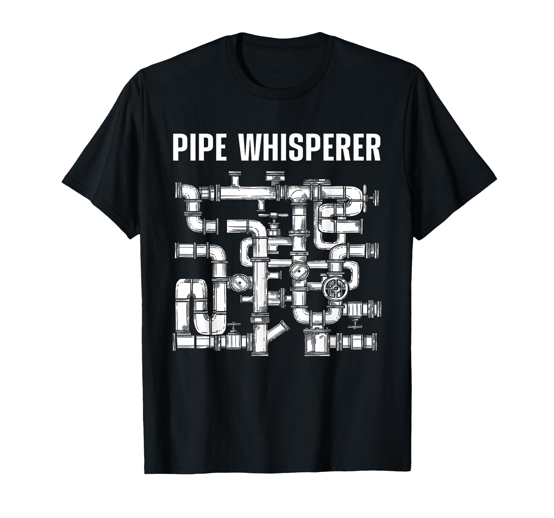 Best Plumber Art Plumbing Gag T-Shirt - Minimalist Print for Adults - T-Shirt, Sweatshirt, Hoodie