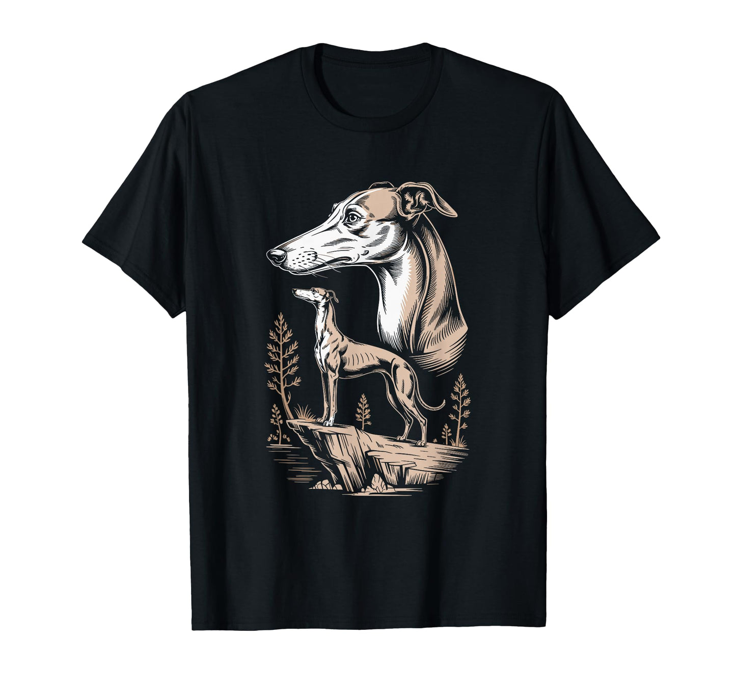 Mom Dad Greyhound Dog Owner Hiking T-Shirt - Streetwear Style Men Women - T-Shirt, Sweatshirt, Hoodie