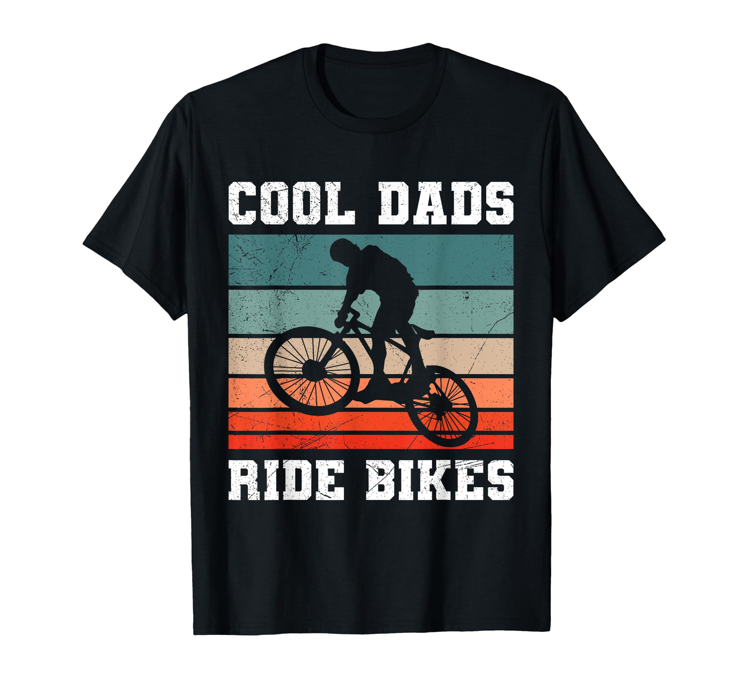 Father Dads Ride Bikes Biking Funny Cyclist T-Shirt - Trendy Graphic Unisex - T-Shirt, Sweatshirt, Hoodie